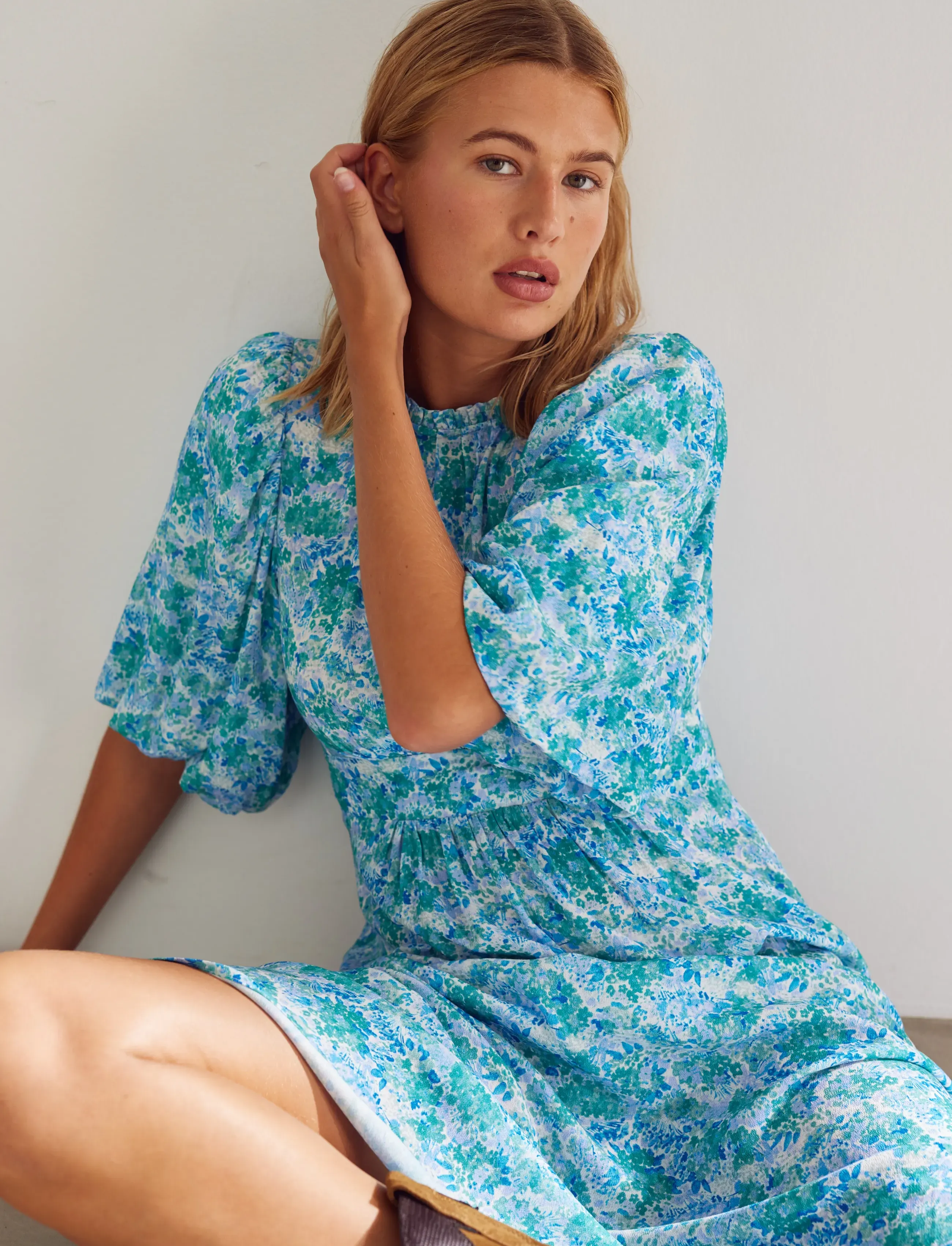 Noella - Ruth Dress - cindy blue print - 3
