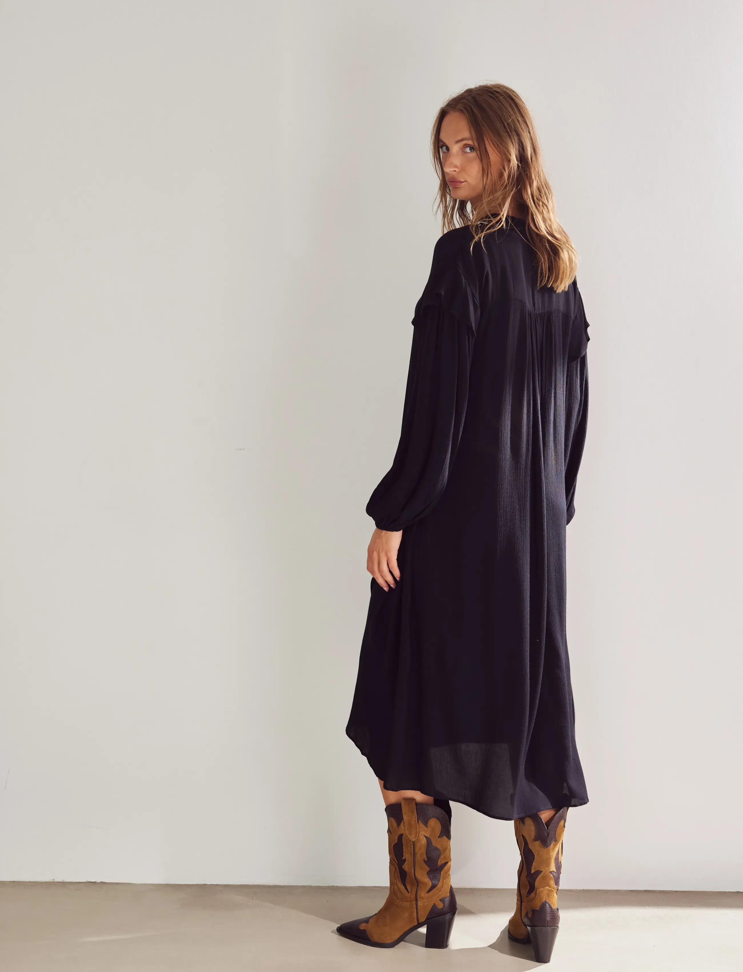 Noella - Keysanna Dress - midikleider - black - 3