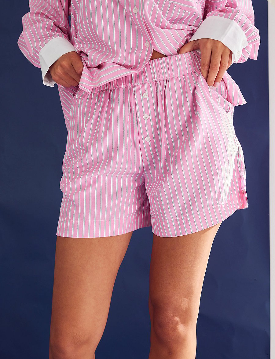Noella - Lea Shorts - rennot shortsit - carsyn pink stripe - 3