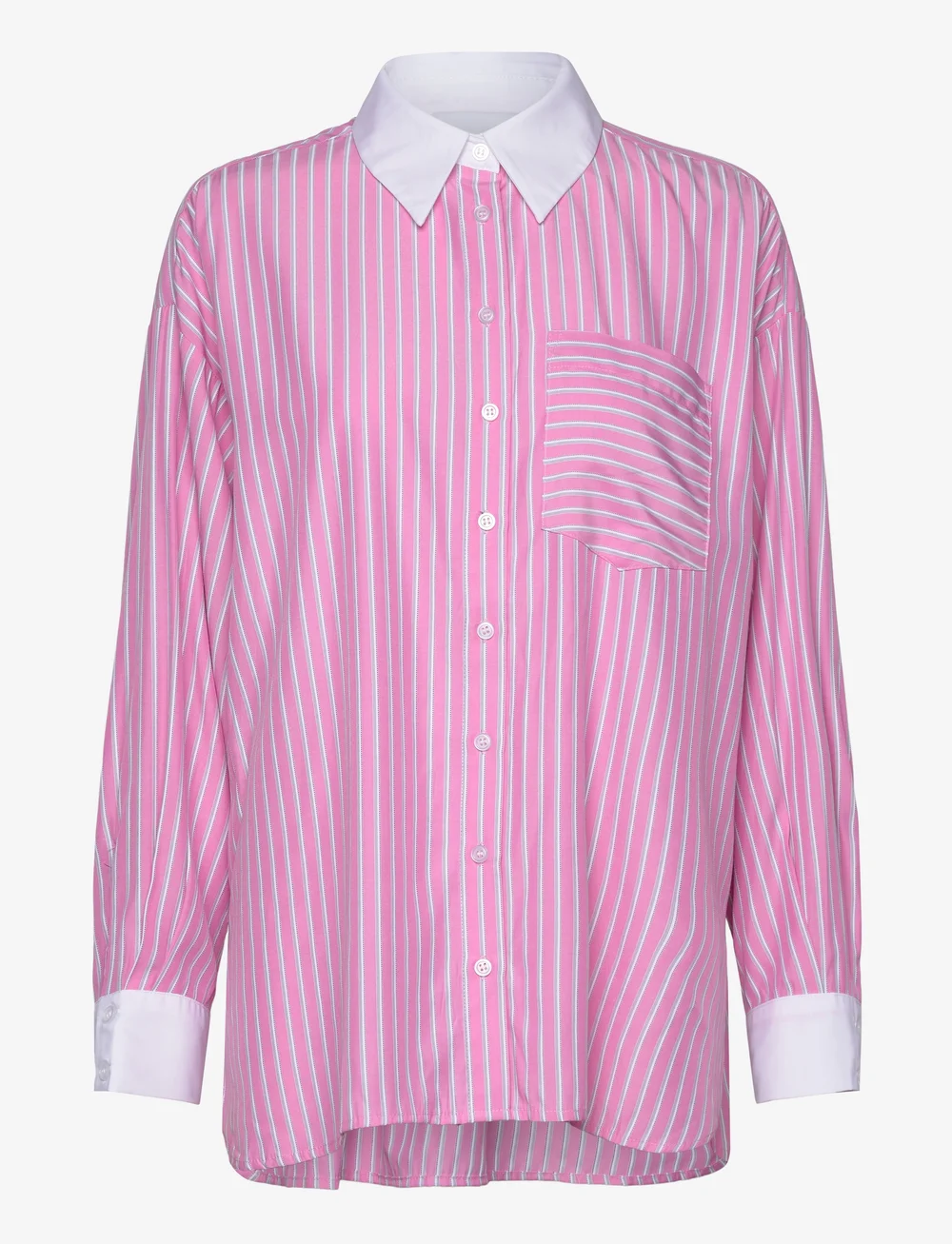 Noella - Lakelynn Shirt - krekli ar garām piedurknēm - carsyn pink stripe - 1