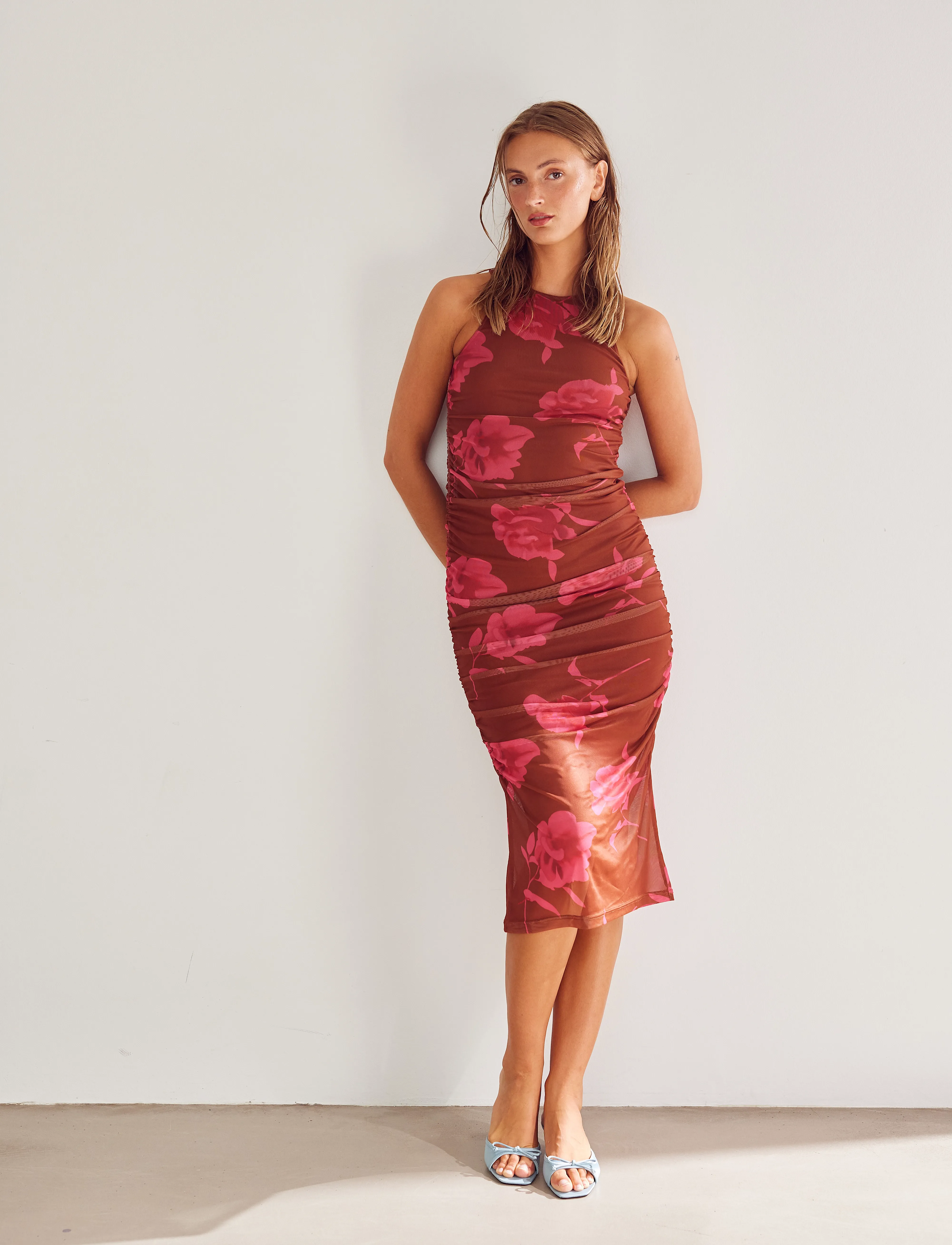 Noella Leanna Dress, XS, Red, Kjoler > Bodycon-Kjoler, Dame