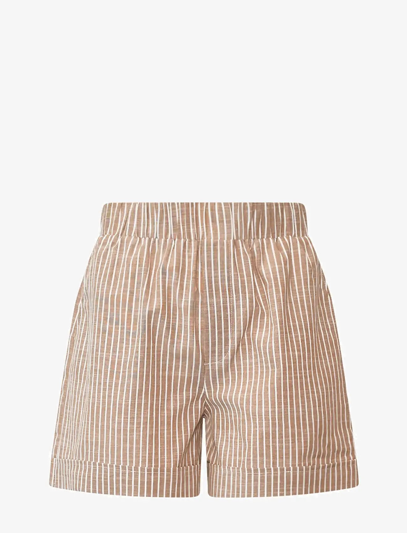 Noella - Letty Shorts - lühikesed vabaajapüksid - sand stripe - 0