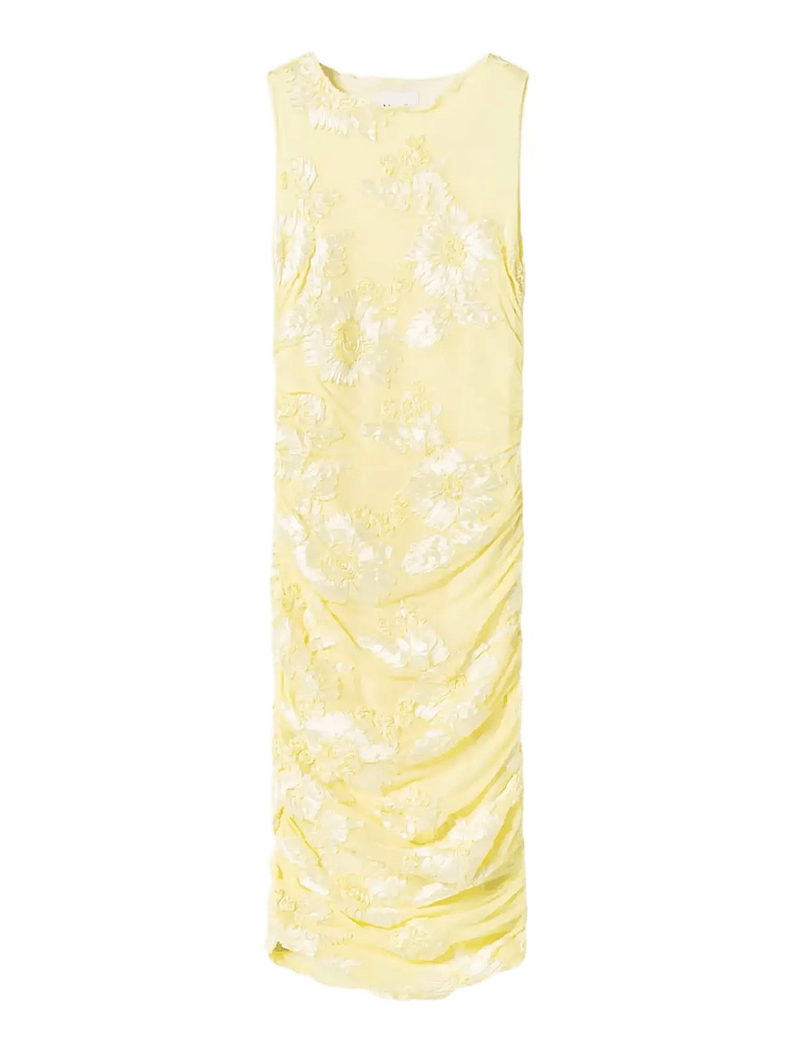 Noella - Lavinia Dress - bodycon kleitas - butter yellow - 1
