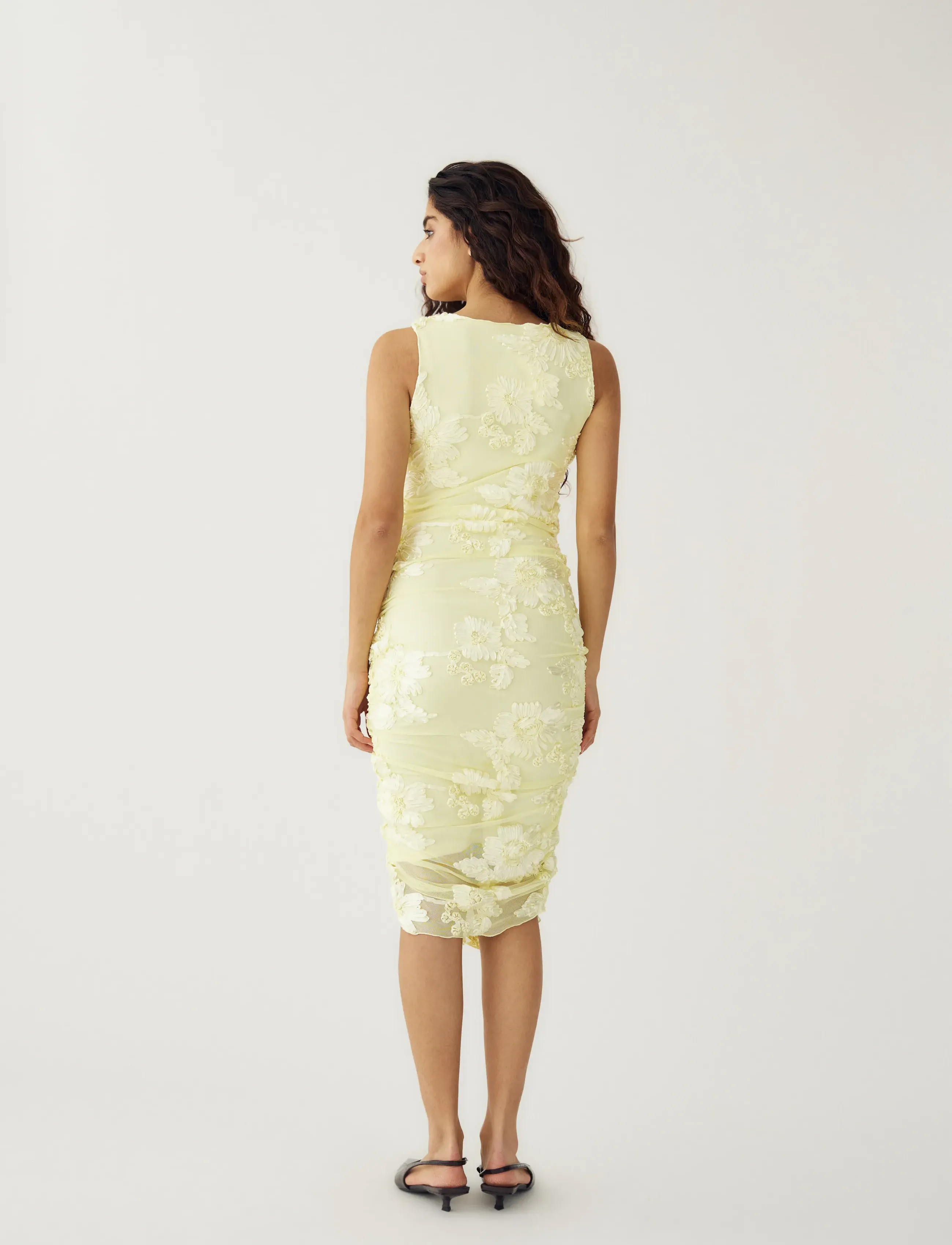 Noella - Lavinia Dress - bodycon kleitas - butter yellow - 3