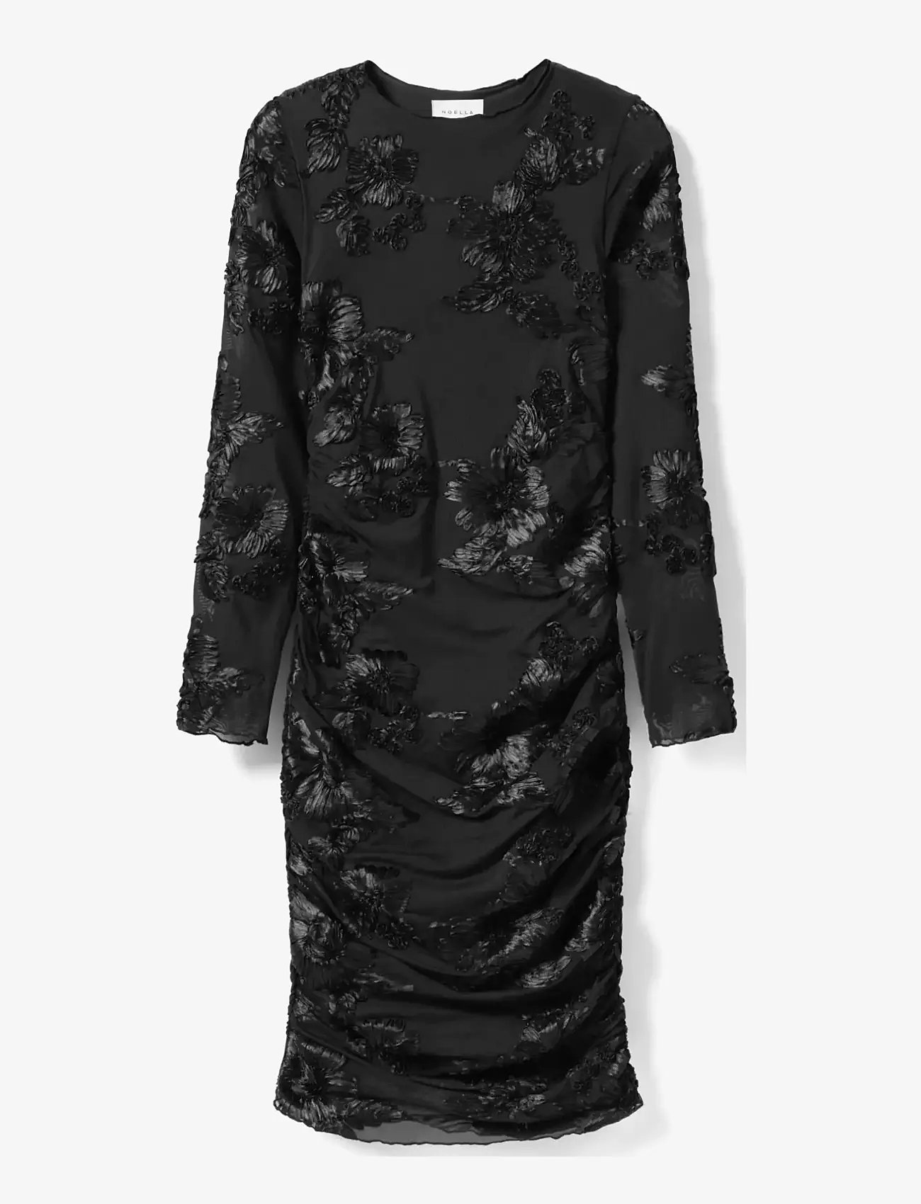 Noella - Lavinia L/S Dress - stramme kjoler - black - 2