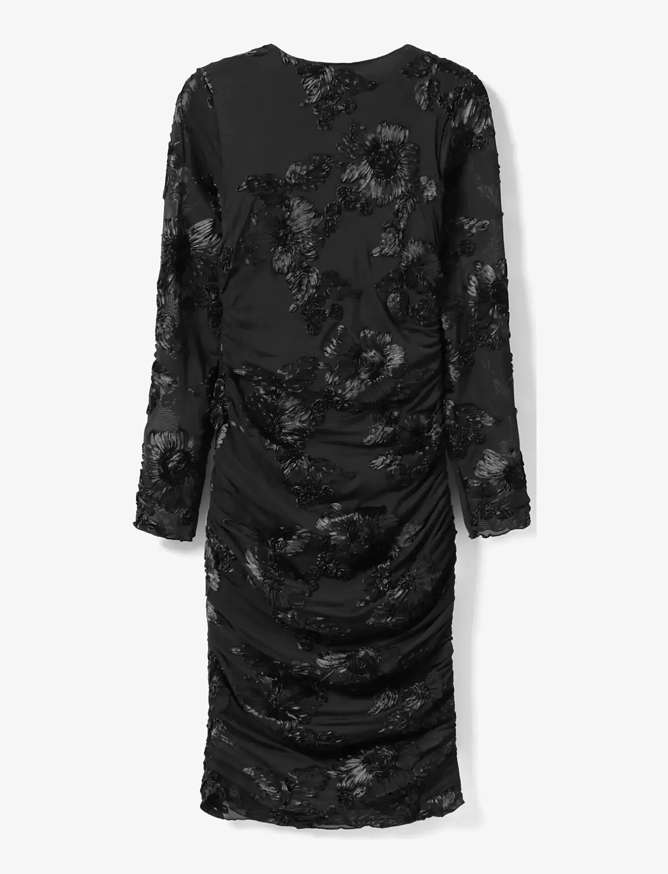 Noella - Lavinia L/S Dress - stramme kjoler - black - 3
