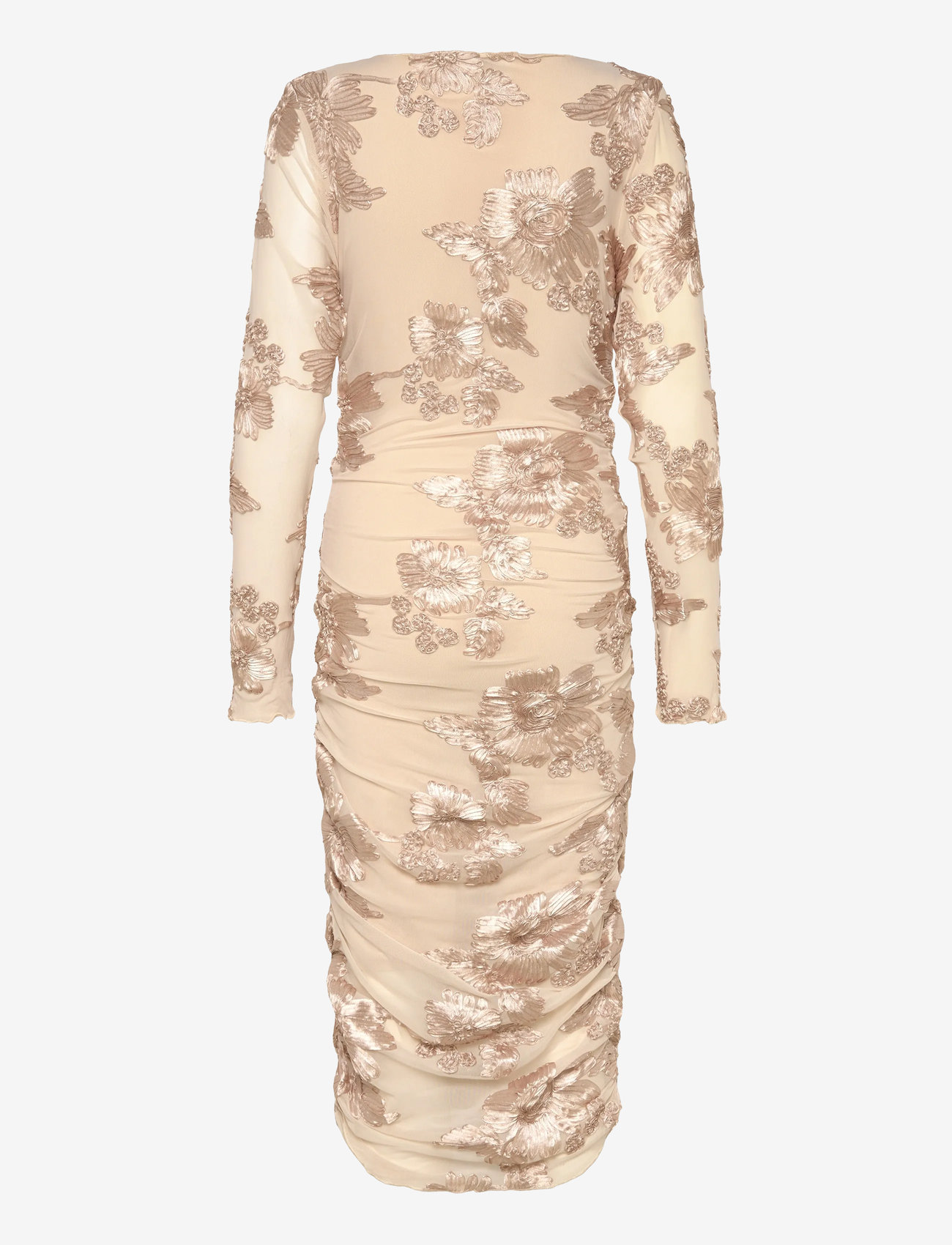 Noella - Lavinia L/S Dress - fodralklänningar - ivory - 2