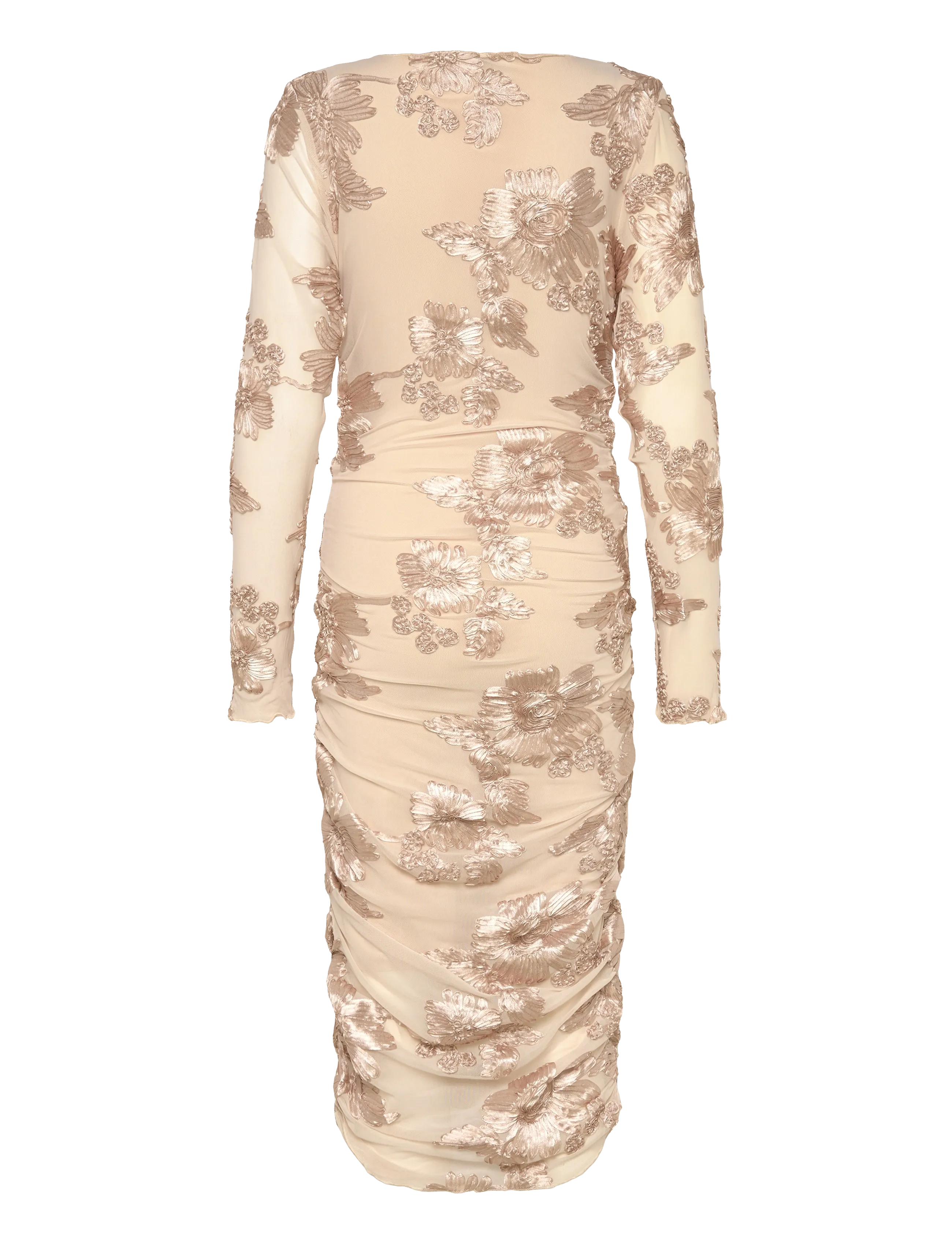 Noella - Lavinia L/S Dress - partíkjólar - ivory - 2