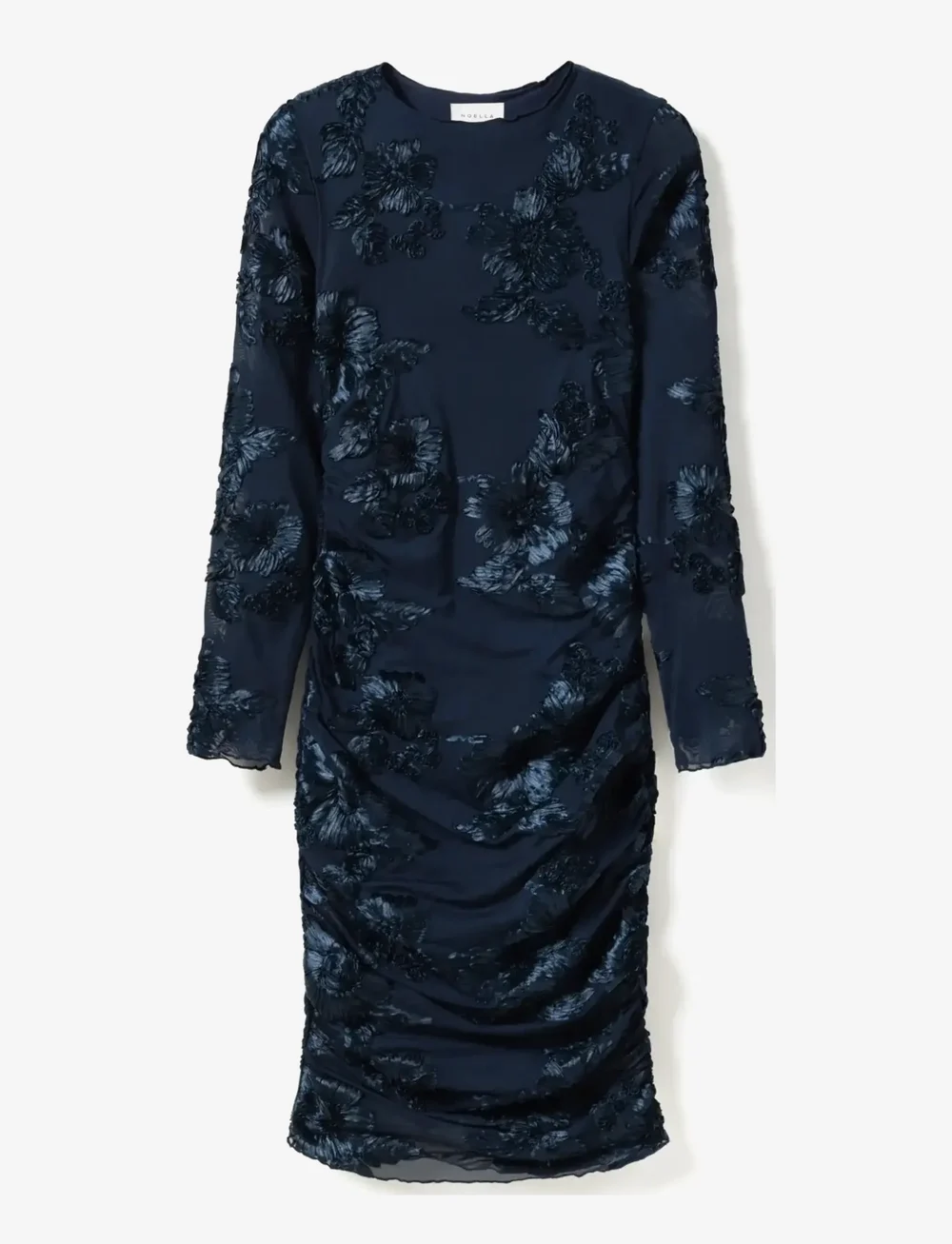 Noella - Lavinia L/S Dress - stramme kjoler - navy - 2