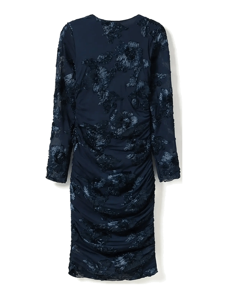 Noella - Lavinia L/S Dress - pidulikud kleidid - navy - 2
