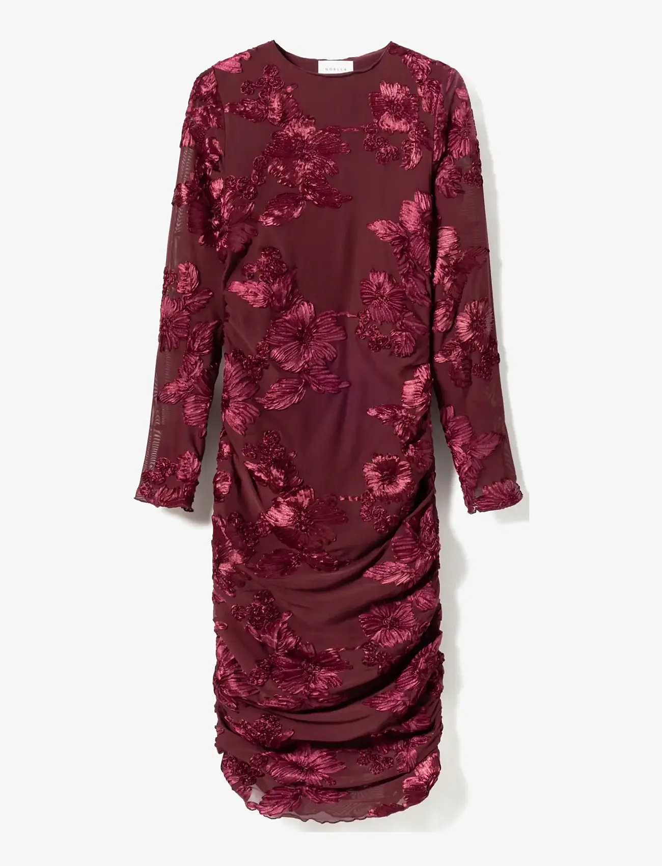 Noella - Lavinia L/S Dress - fodralklänningar - winetasting - 2