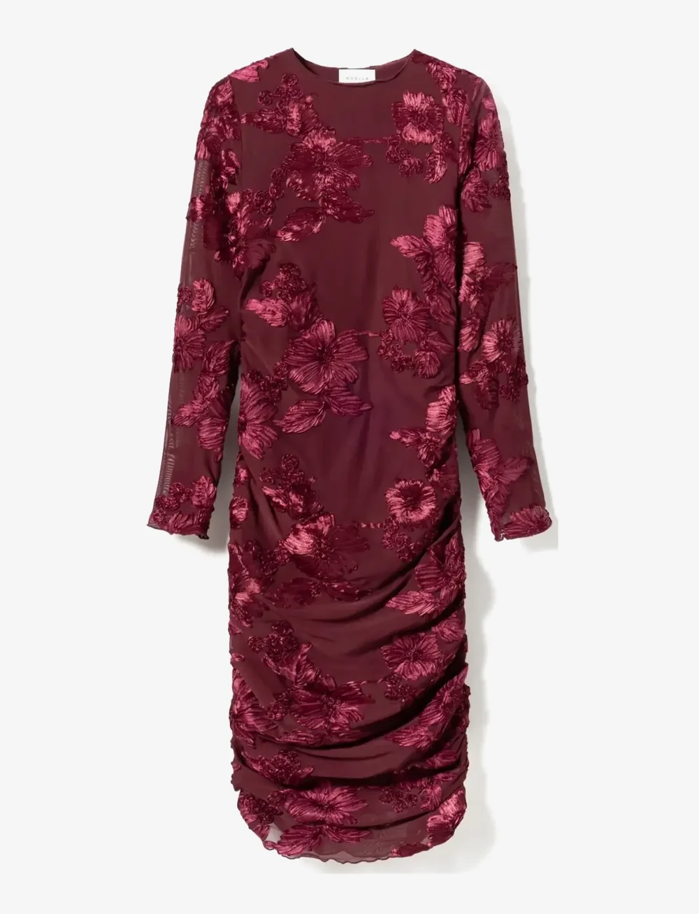 Noella - Lavinia L/S Dress - fodralklänningar - winetasting - 2