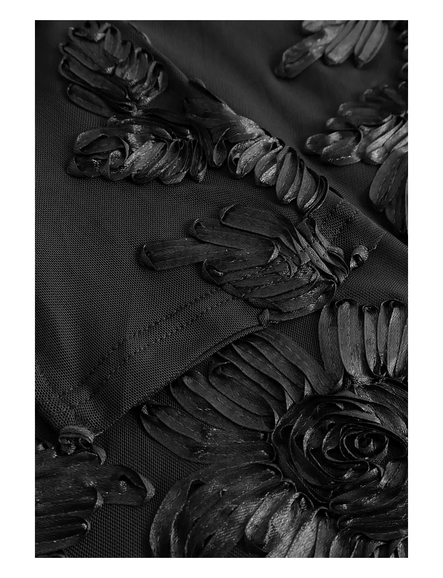 Noella - Lucille Top - långärmade blusar - black - 4
