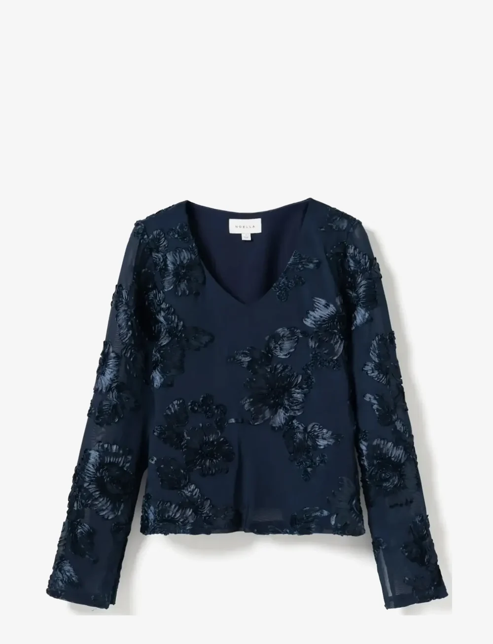 Noella - Lucille Top - langærmede bluser - navy - 2