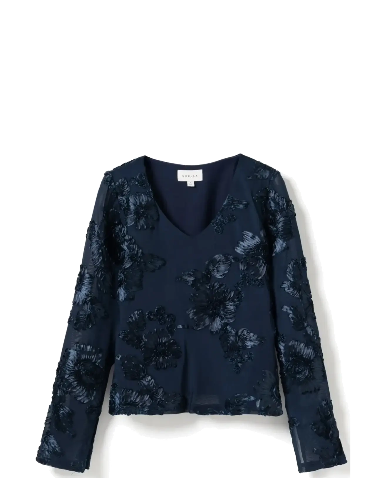 Noella - Lucille Top - bluzki z długimi rękawami - navy - 2