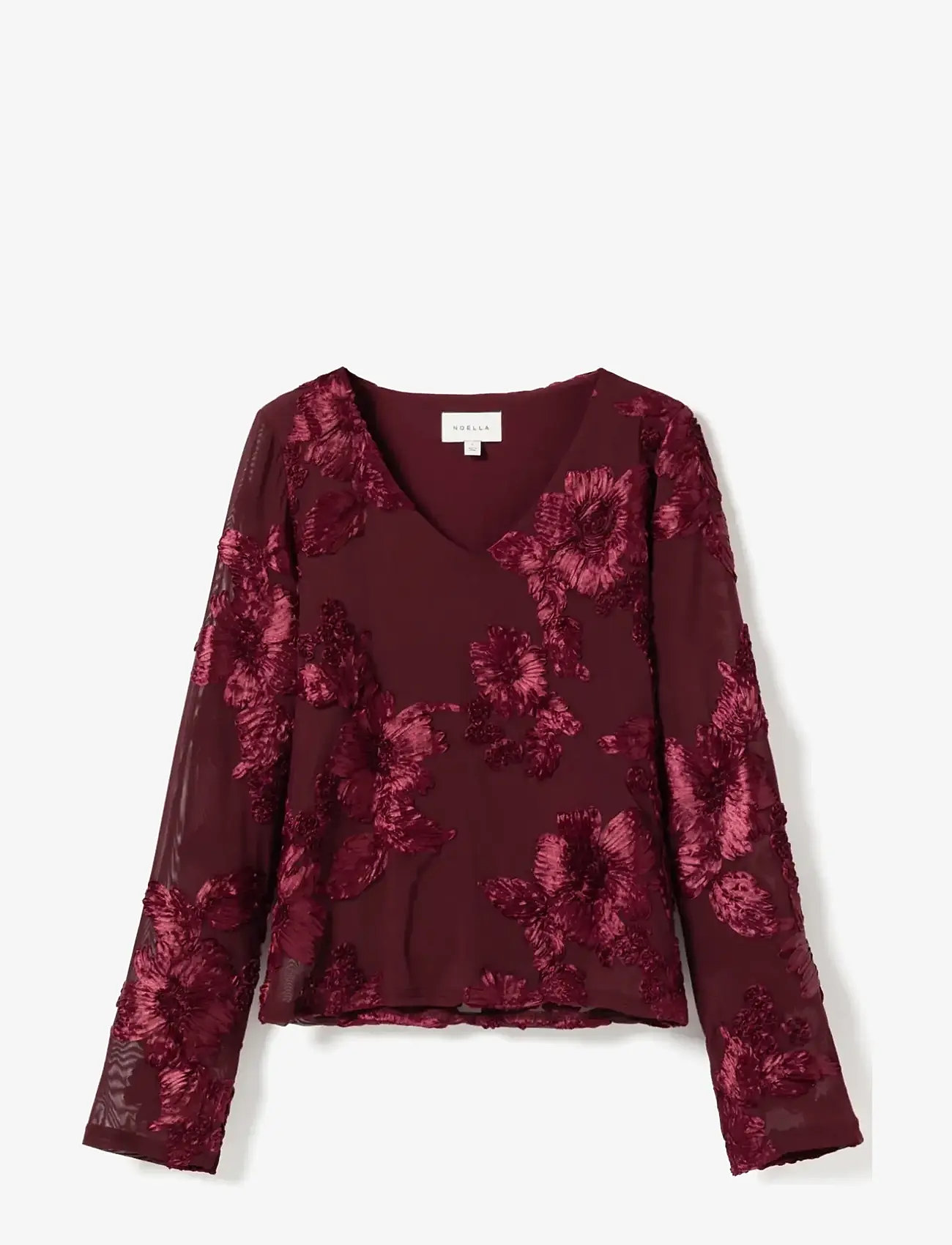 Noella - Lucille Top - langærmede bluser - winetasting - 2