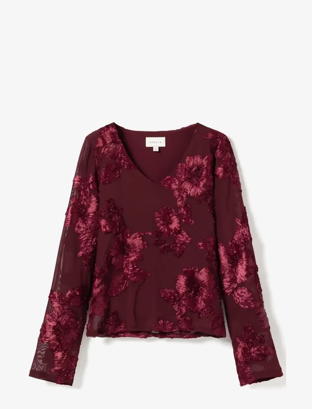 Noella - Lucille Top - langærmede bluser - winetasting - 2