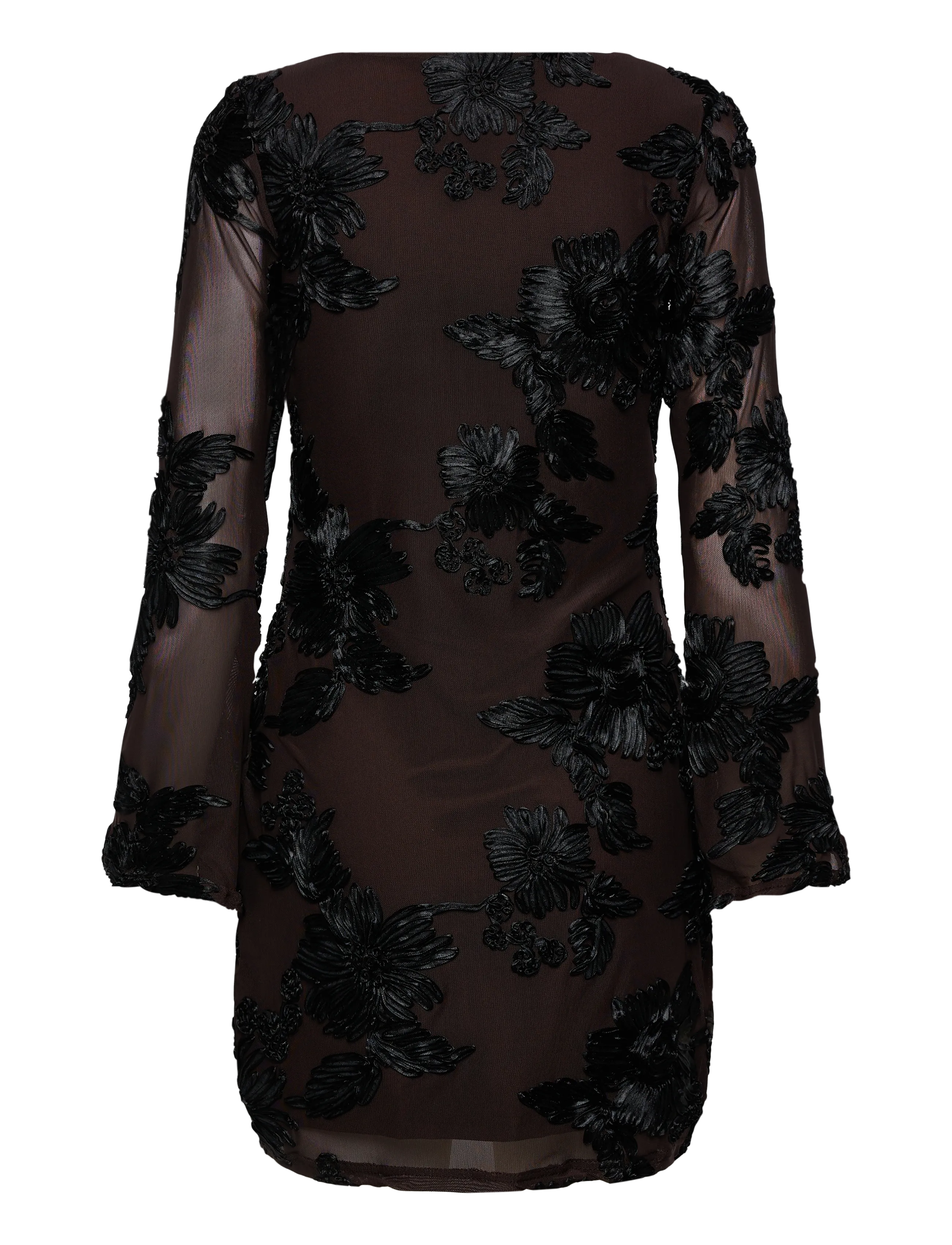 Noella - Joanette Dress - pitskleidid - chocolate black - 1