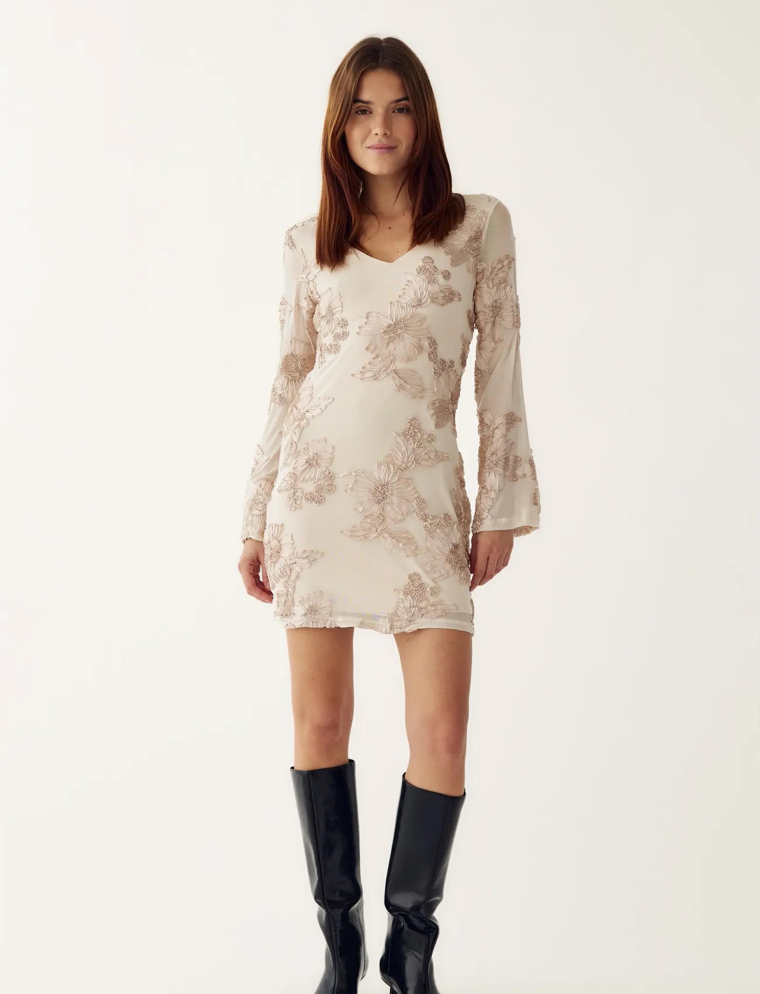 Noella - Joanette Dress - partykleider - ivory - 4