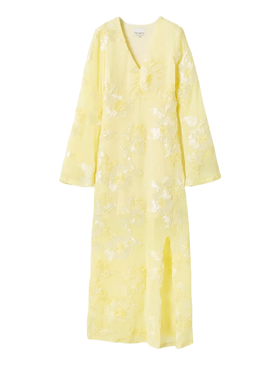 Noella - Kameyella C Dress - party wear at outlet prices - butter yellow - 1