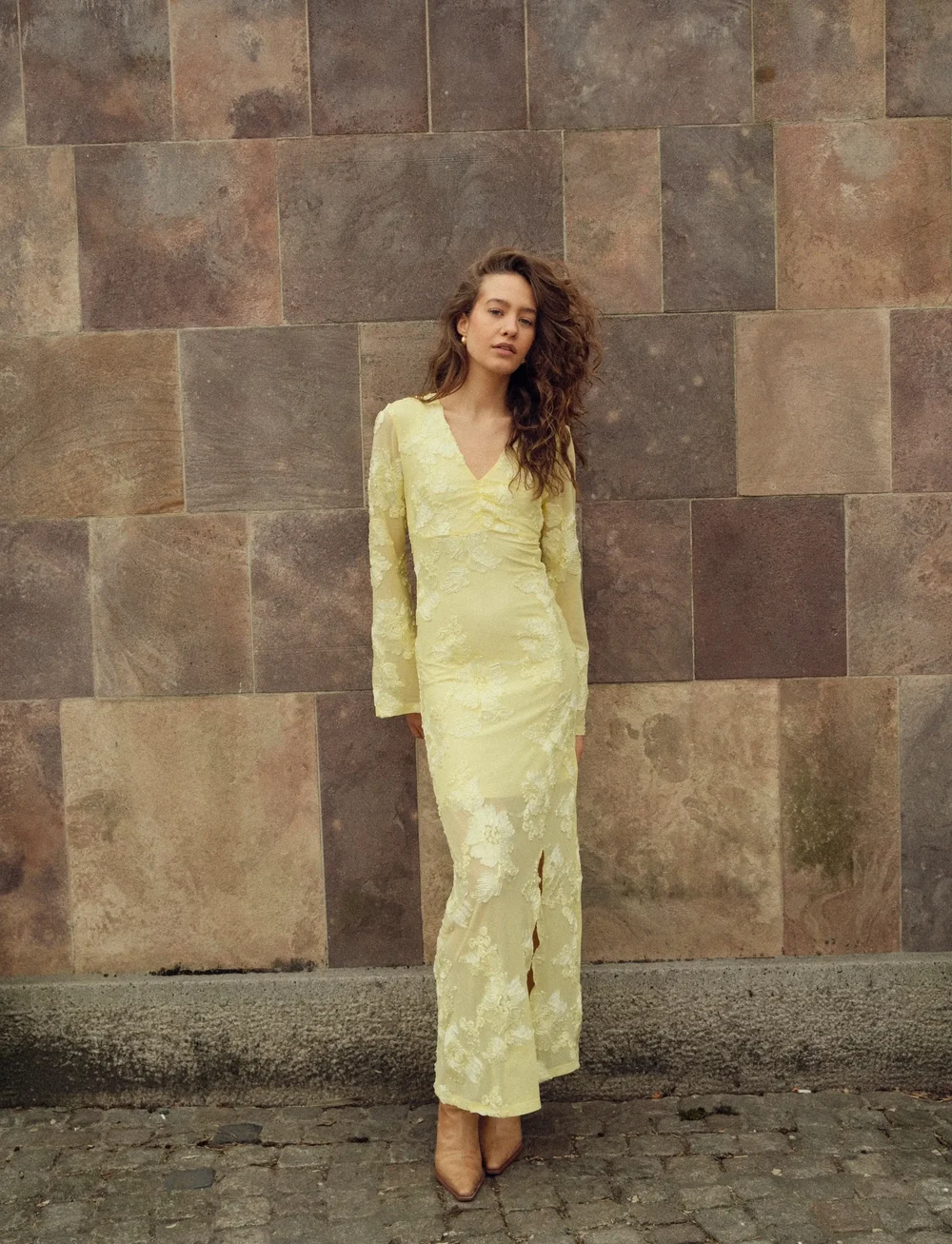 Noella - Kameyella C Dress - aftonklänningar - butter yellow - 0