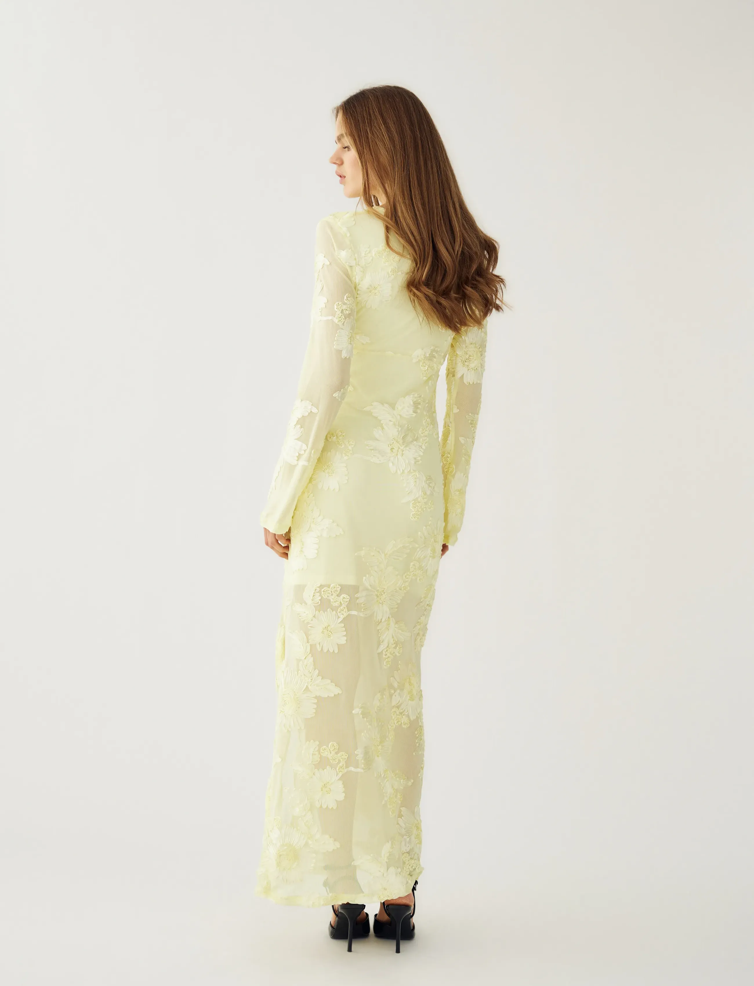 Noella - Kameyella C Dress - abendkleider - butter yellow - 3