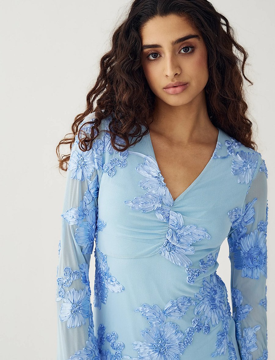 Noella - Kameyella C Dress - aftenkjoler - ocean spray - 4