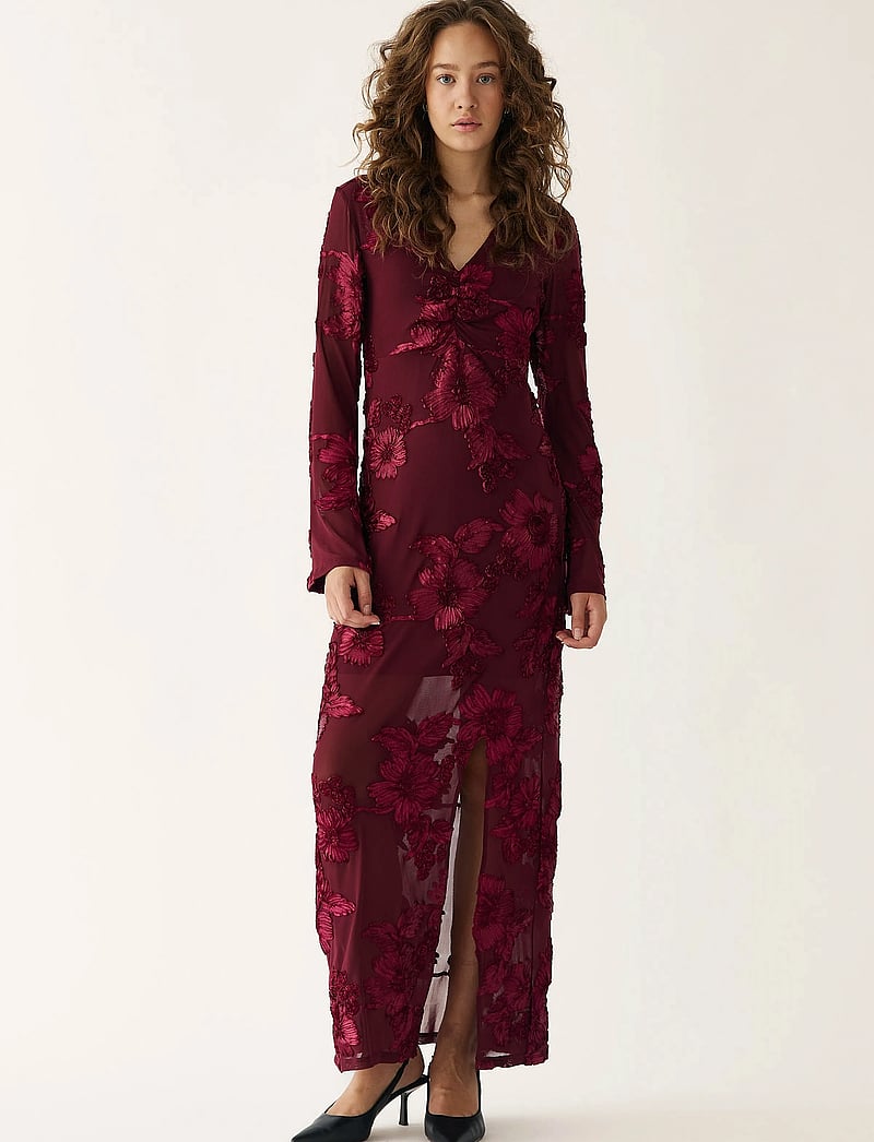 Noella - Kameyella C Dress - aftonklänningar - winetasting - 5