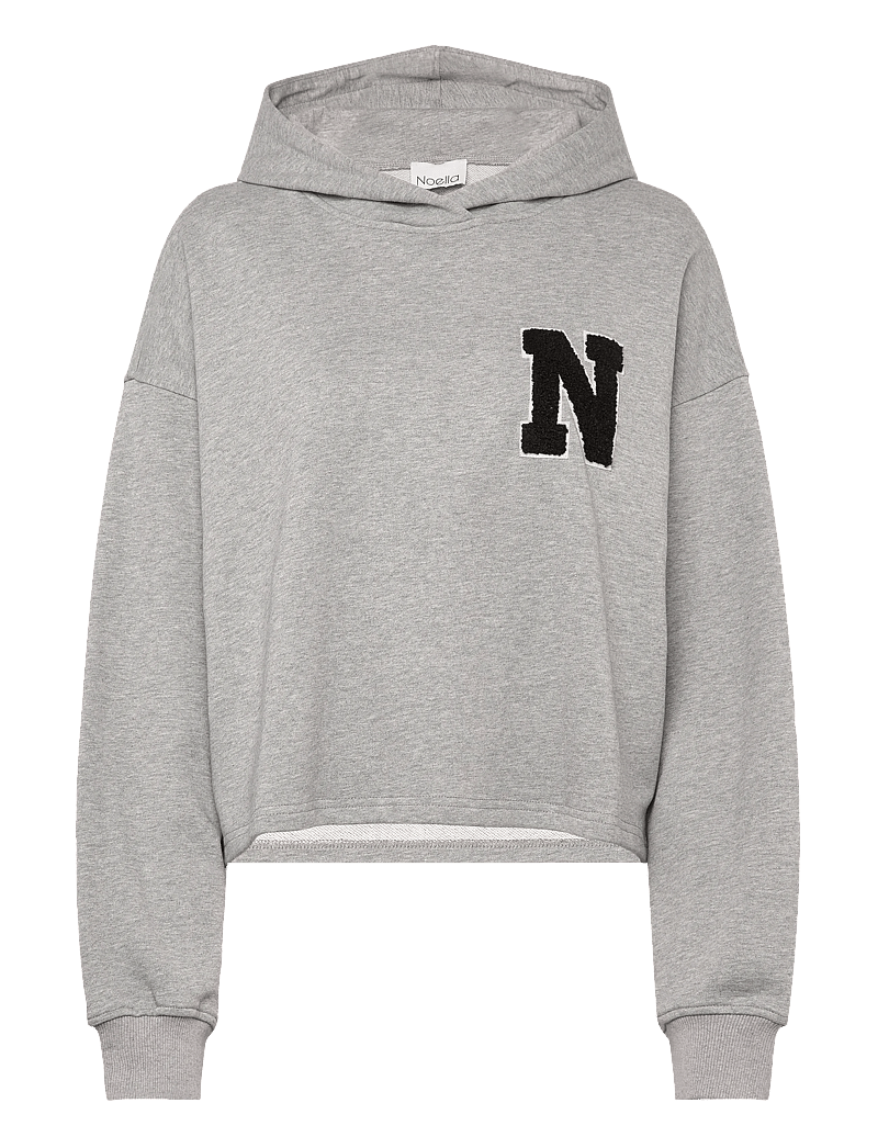 Noella - Lewanna Sweatshirt - kapuzenpullover - medium grey mel. - 1