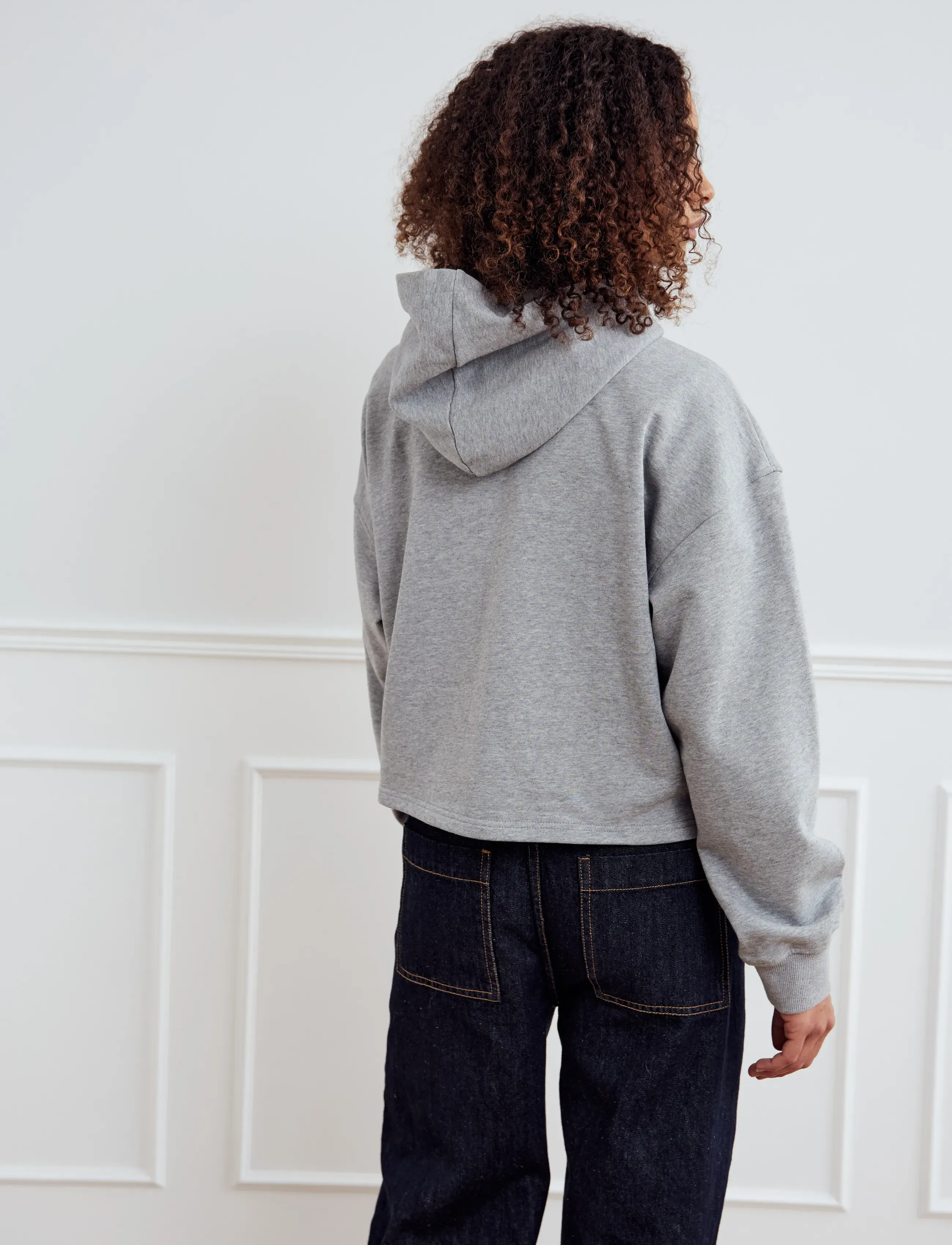Noella - Lewanna Sweatshirt - kapuzenpullover - medium grey mel. - 4