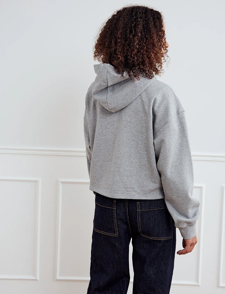 Noella - Lewanna Sweatshirt - kapuutsiga pusad - medium grey mel. - 4