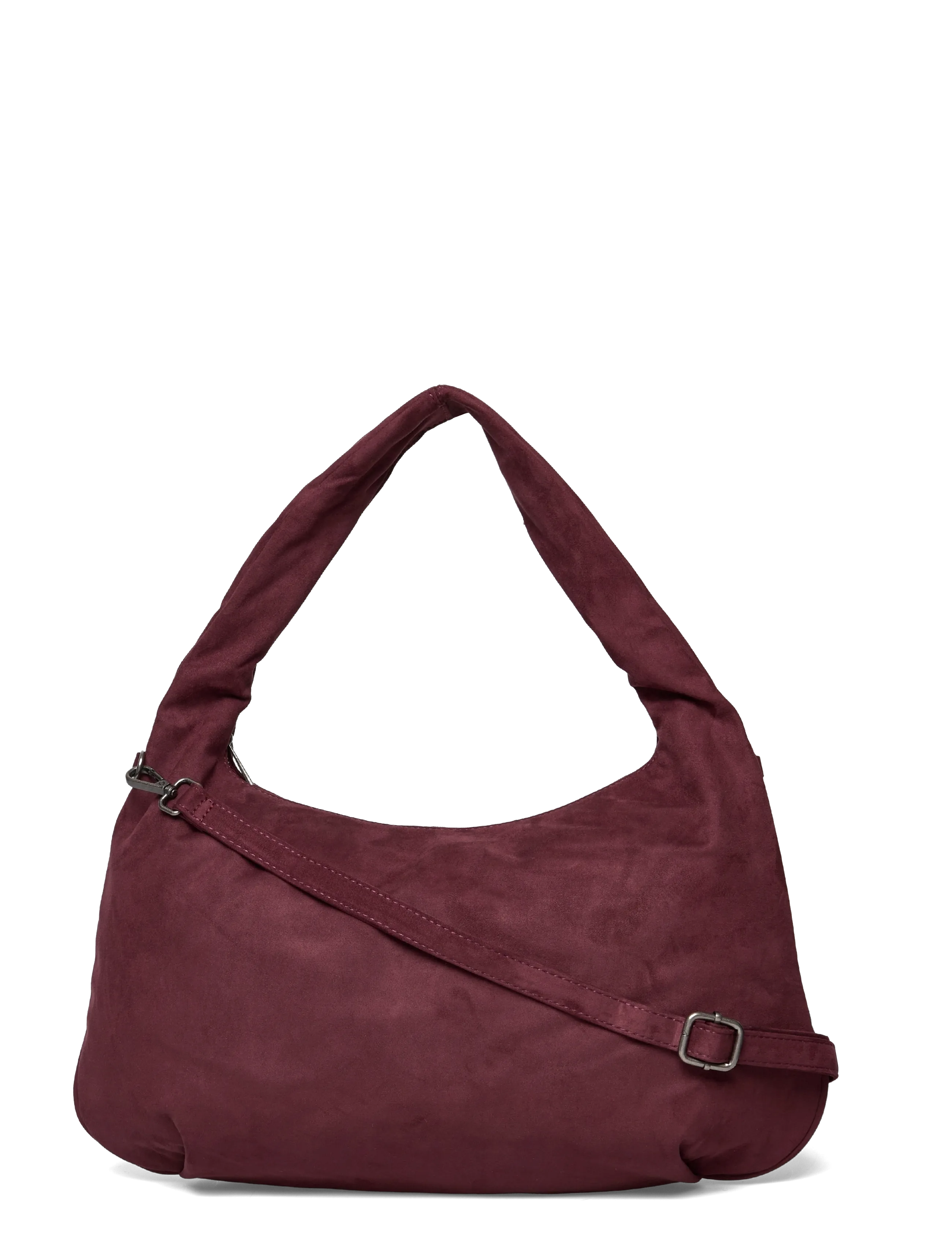 Peony Hobo Bag - BURGUNDY