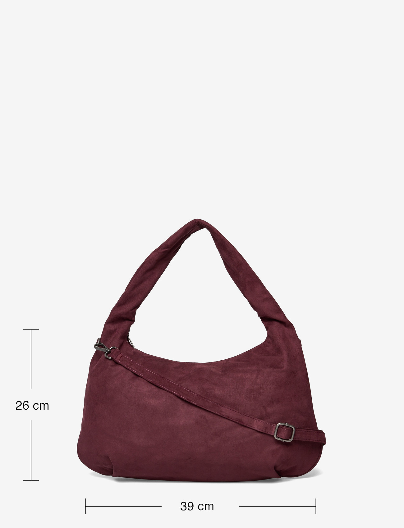 Noella - Peony Hobo Bag - moetrendid - burgundy - 3