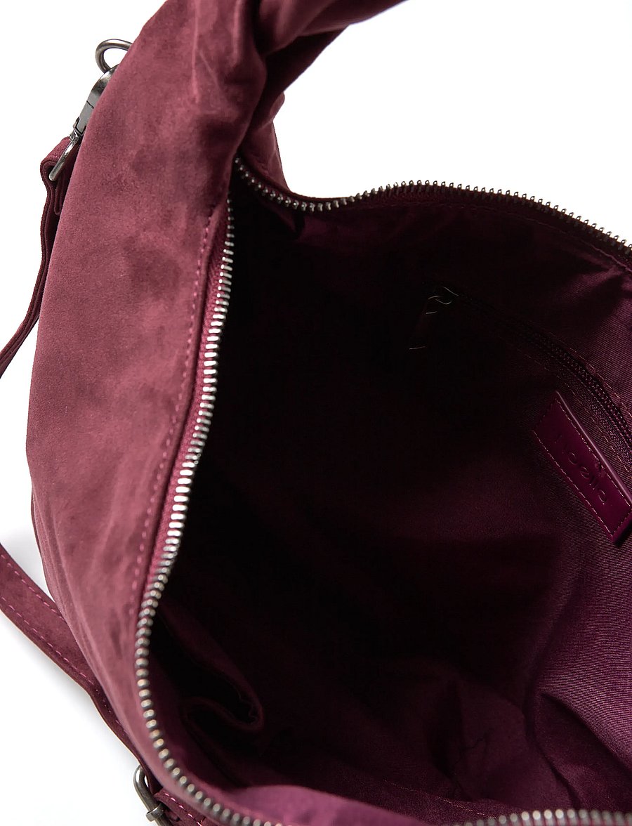 Noella - Peony Hobo Bag - modetrends - burgundy - 4