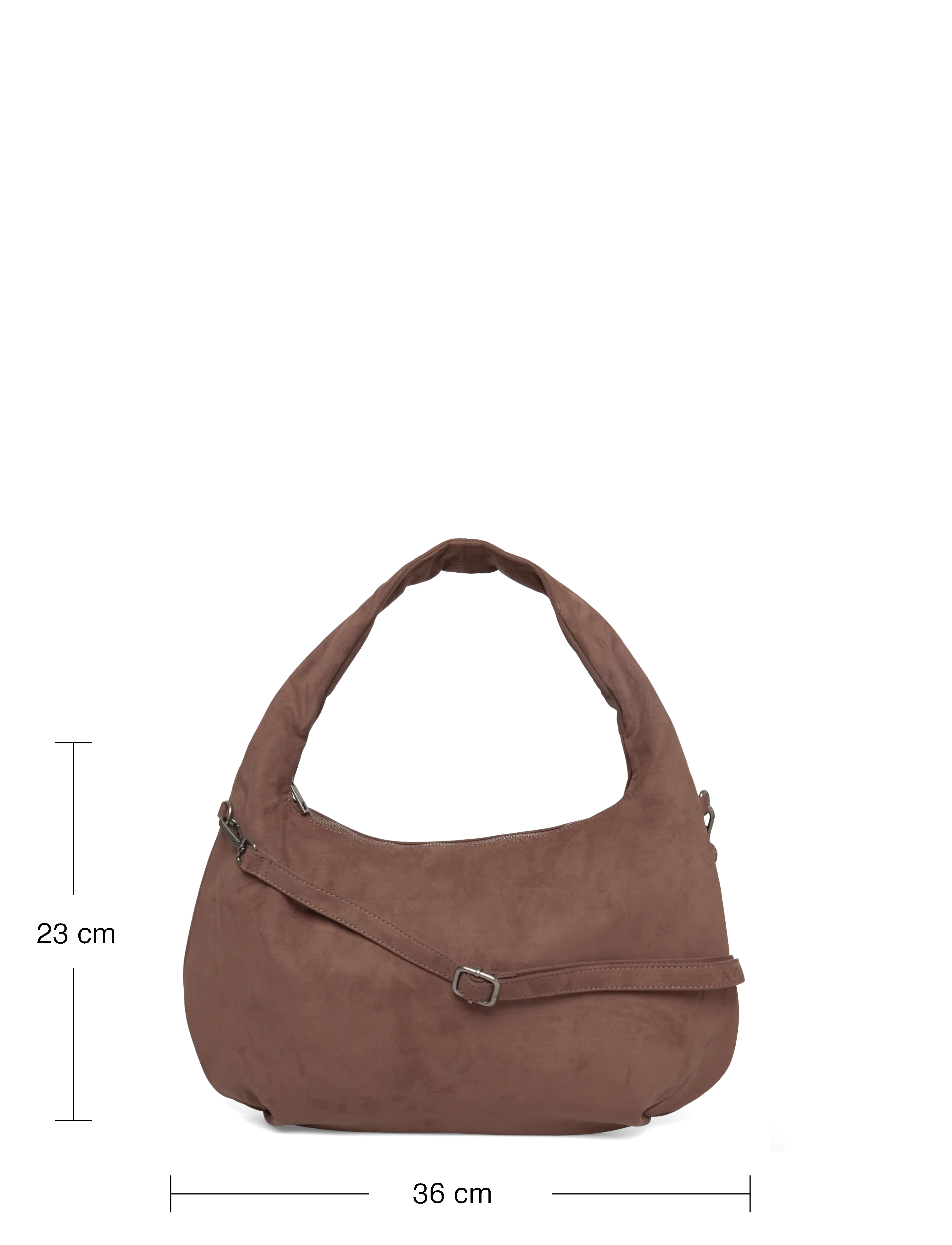 Noella - Peony Hobo Bag - accessories - chocolate brown - 3