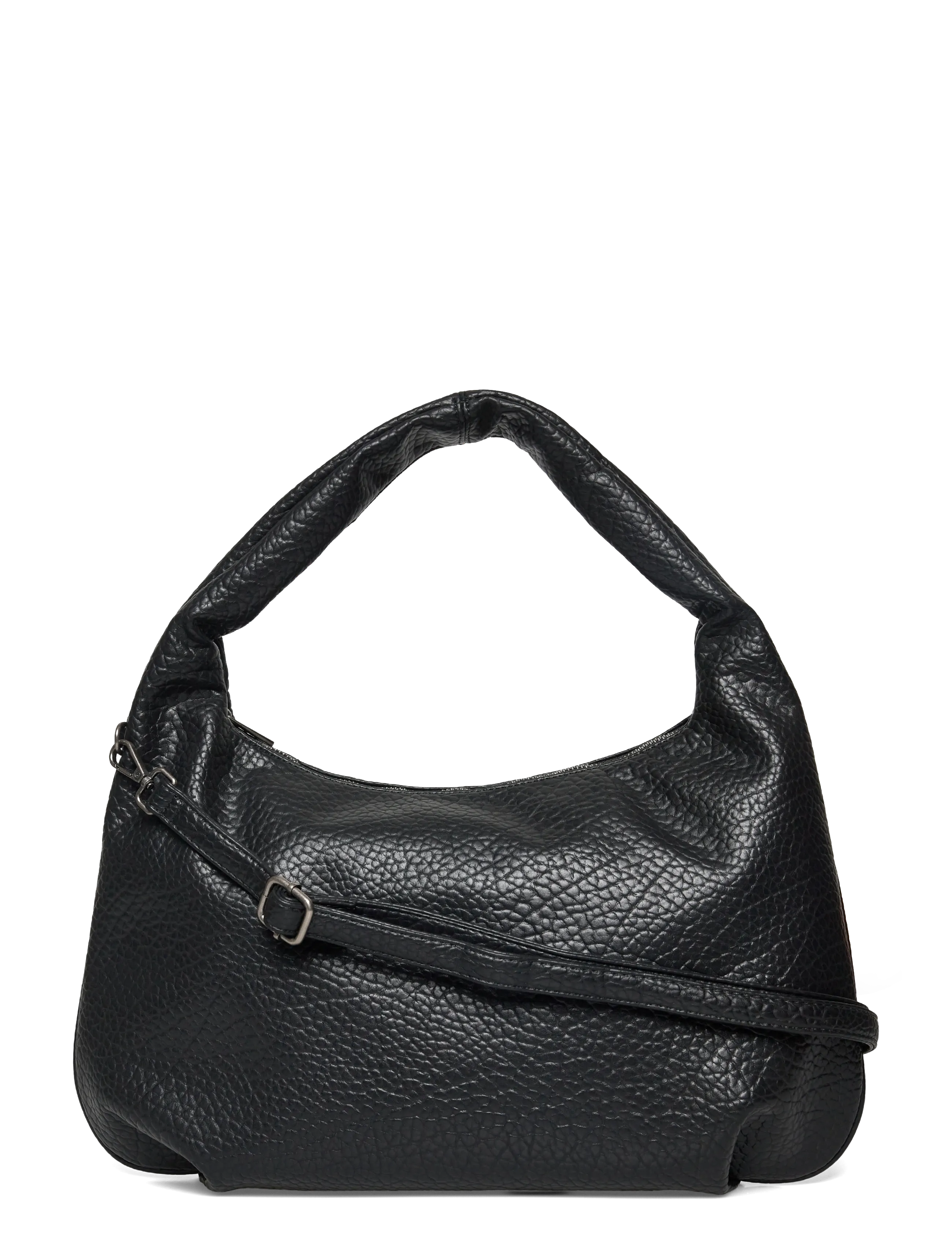 Peony Hobo Bag - BLACK
