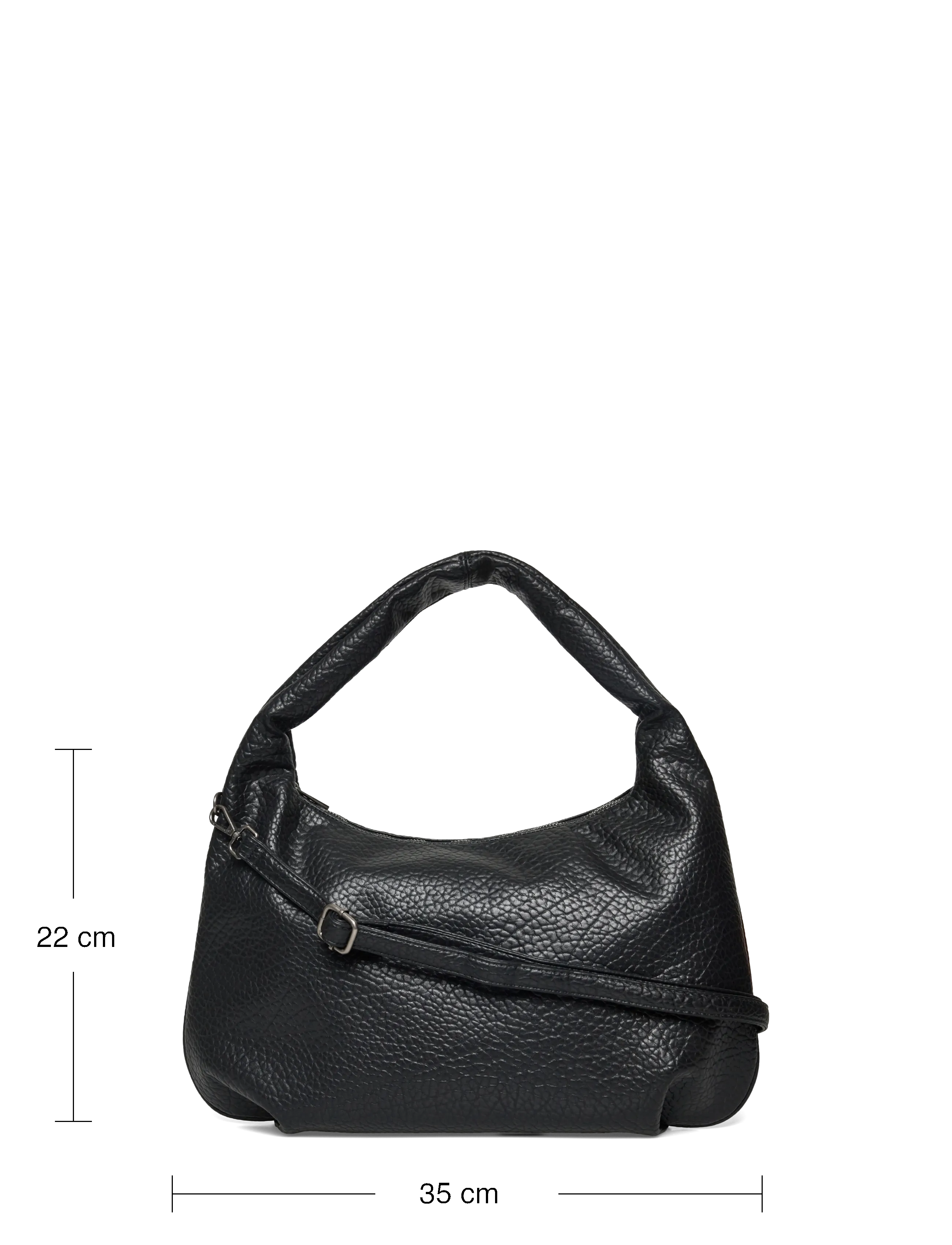 Noella - Peony Hobo Bag - akcesoria - black - 3