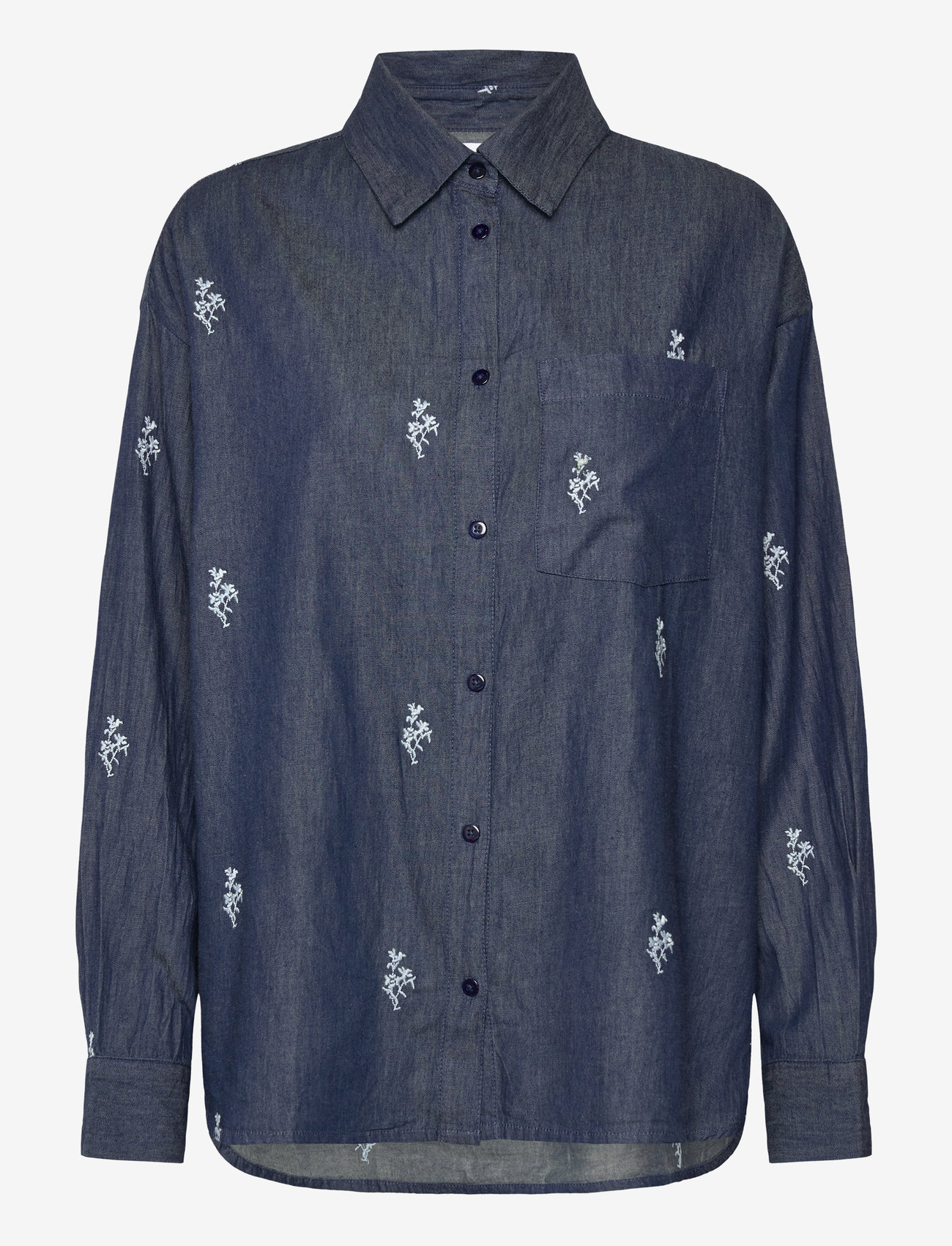 Noella - Lakelyn Shirt - denimskjorter - dark blue wash - 0
