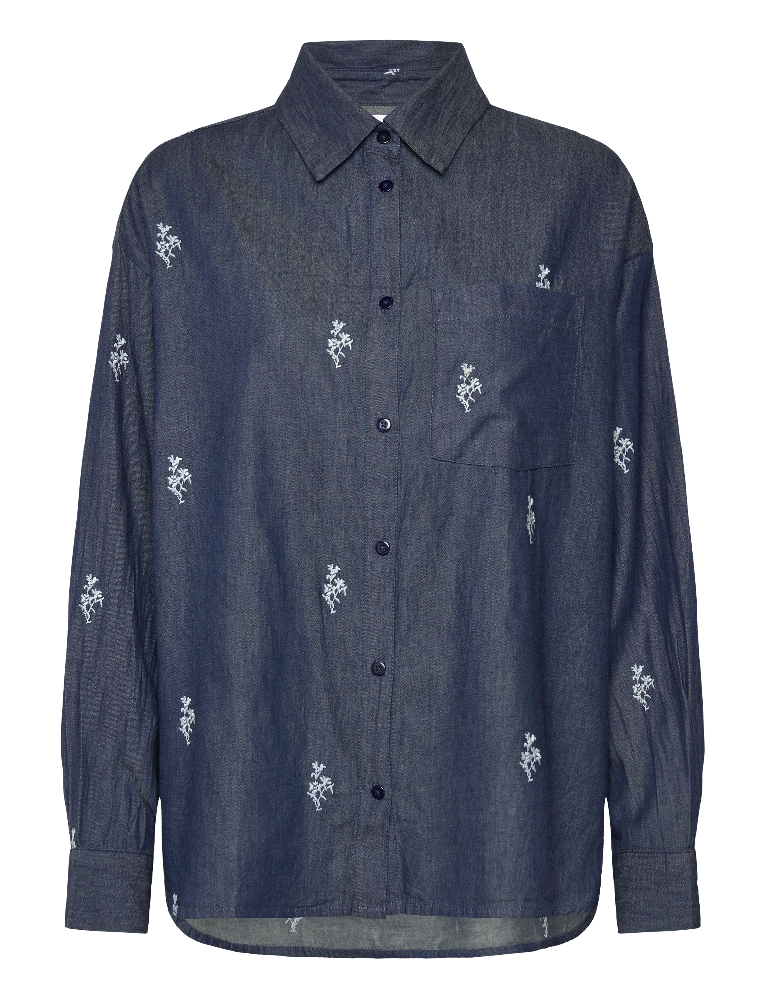 Noella - Lakelyn Shirt - dark blue wash - 0