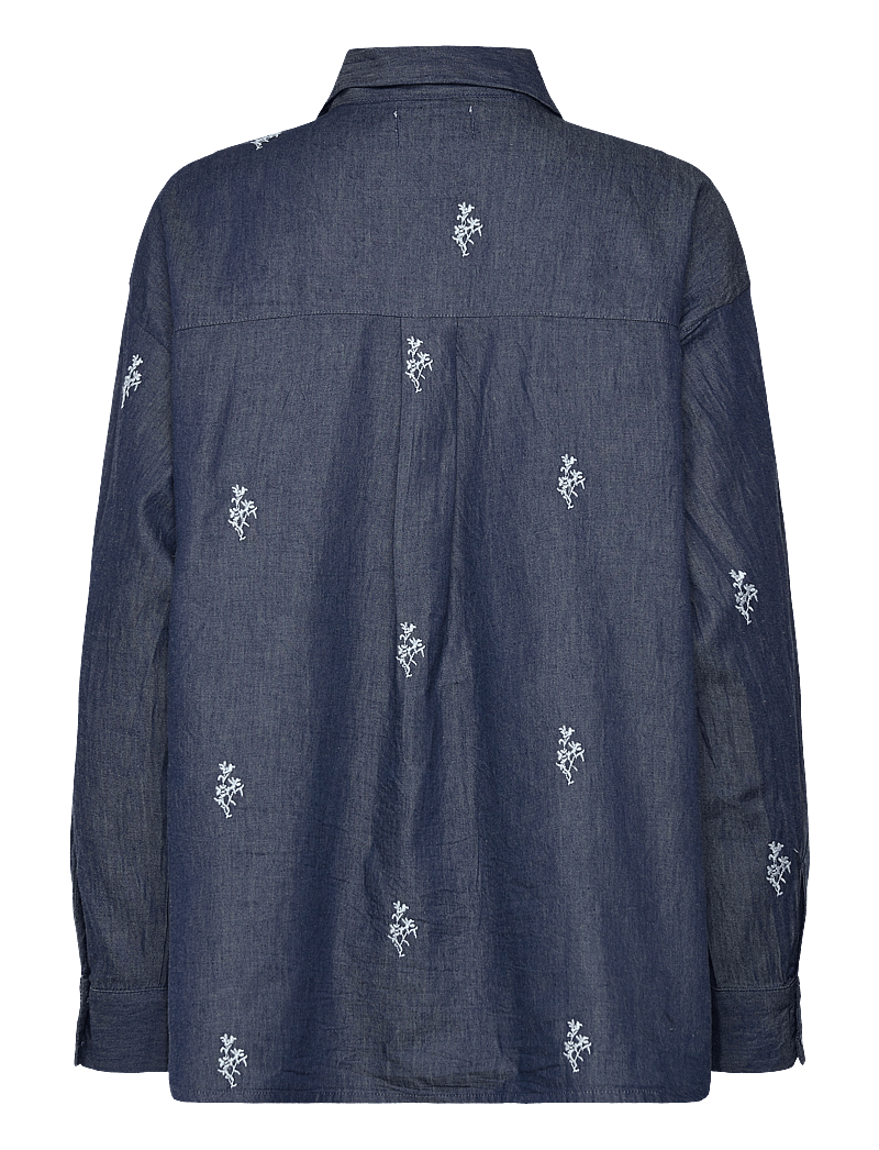 Noella - Lakelyn Shirt - denimskjorter - dark blue wash - 1