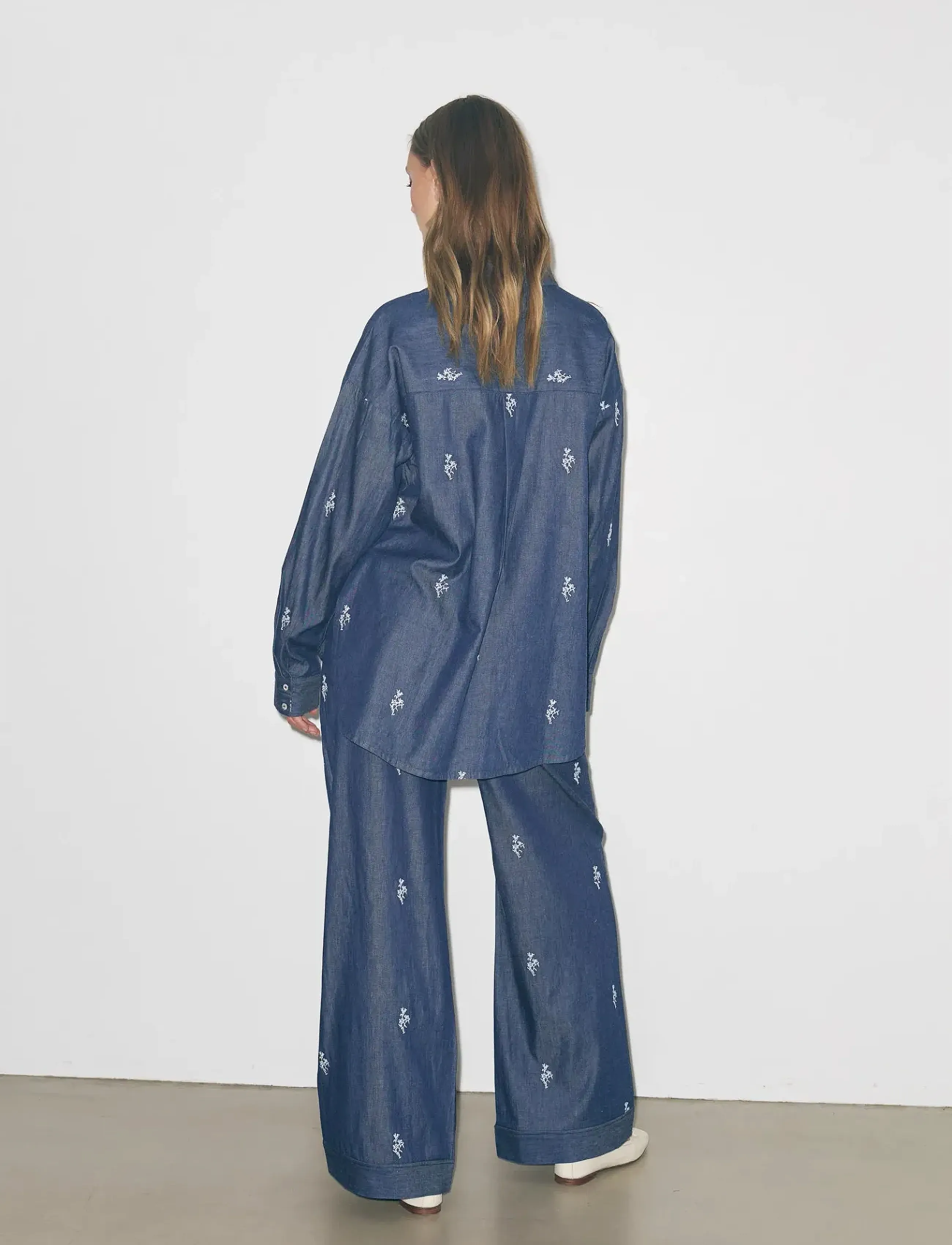 Noella - Lakelyn Shirt - dark blue wash - 2