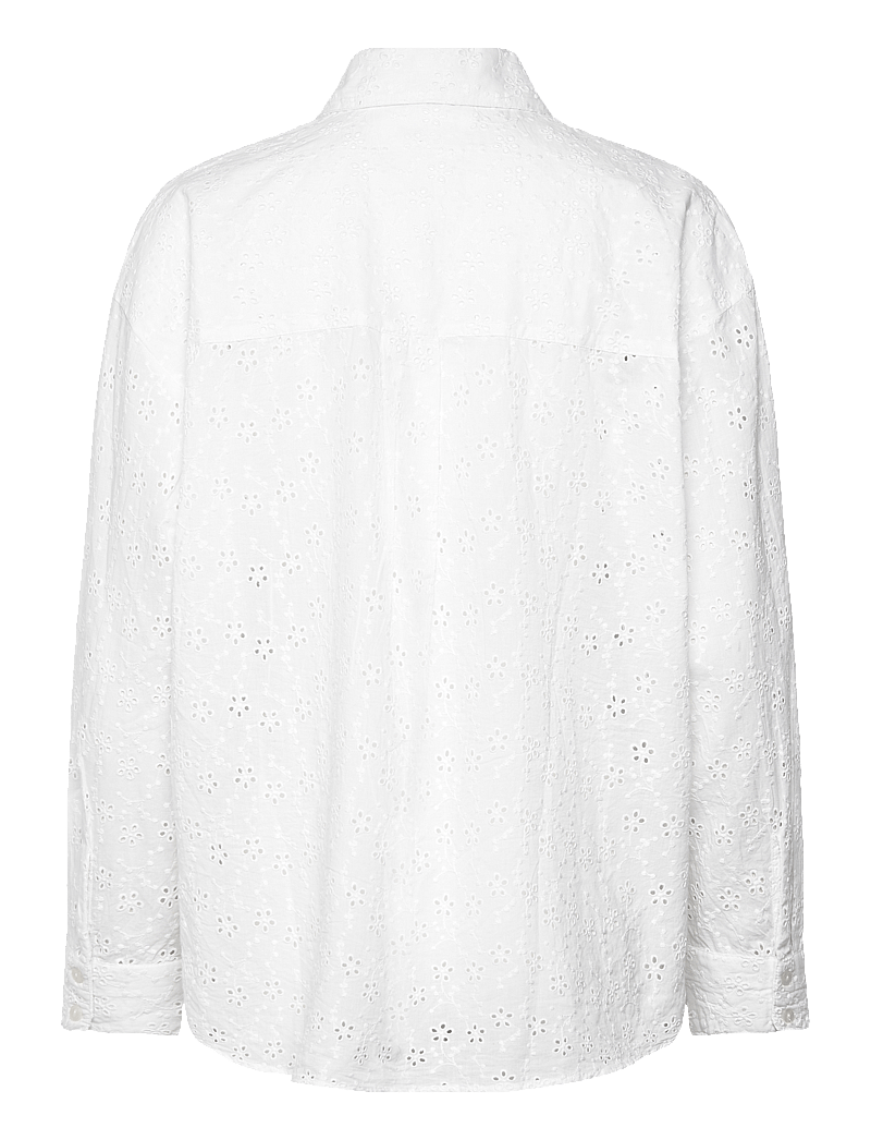 Noella - Lakelynn Shirt - långärmade skjortor - white - 2