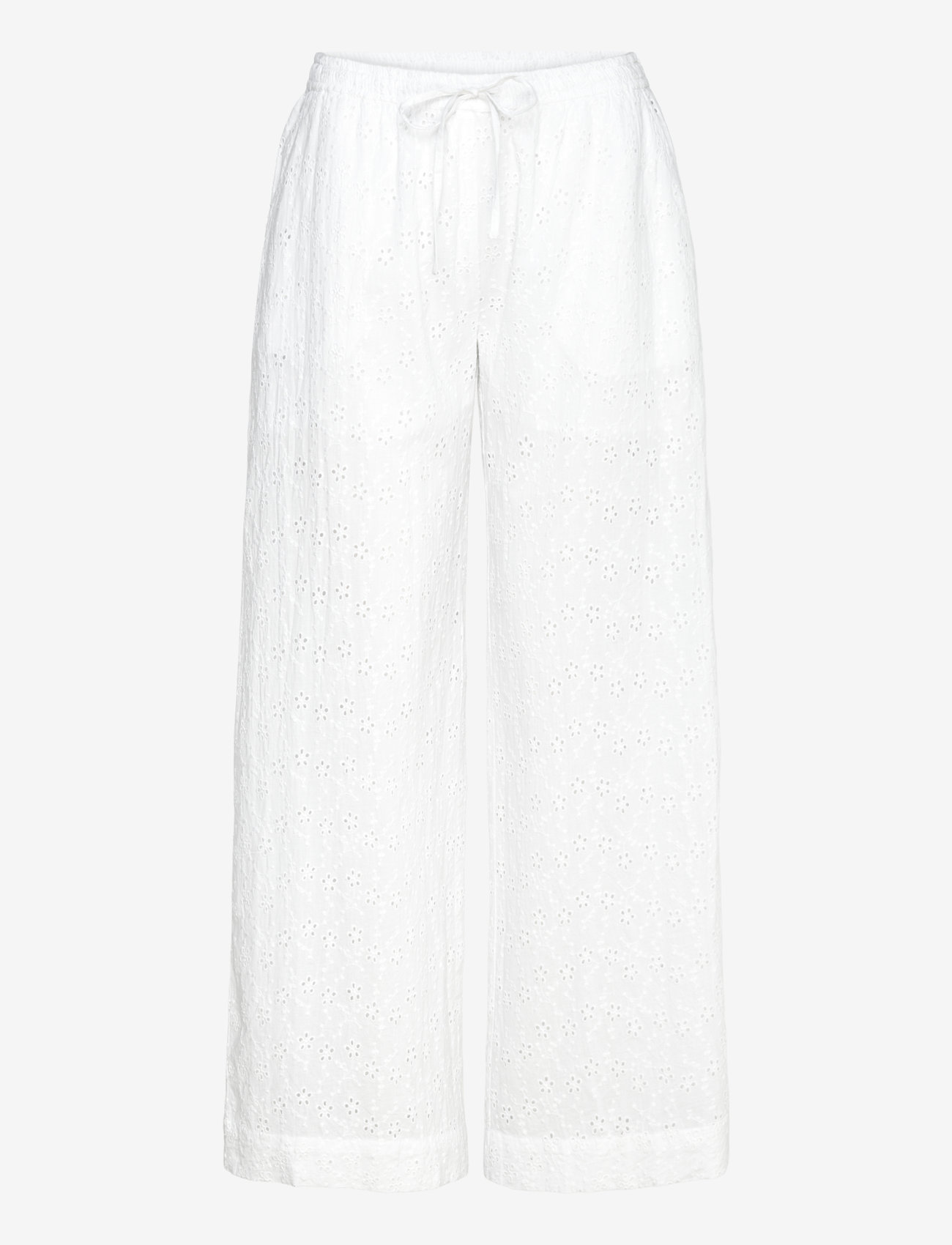 Noella - Samira Pants - hosen mit weitem bein - white - 1