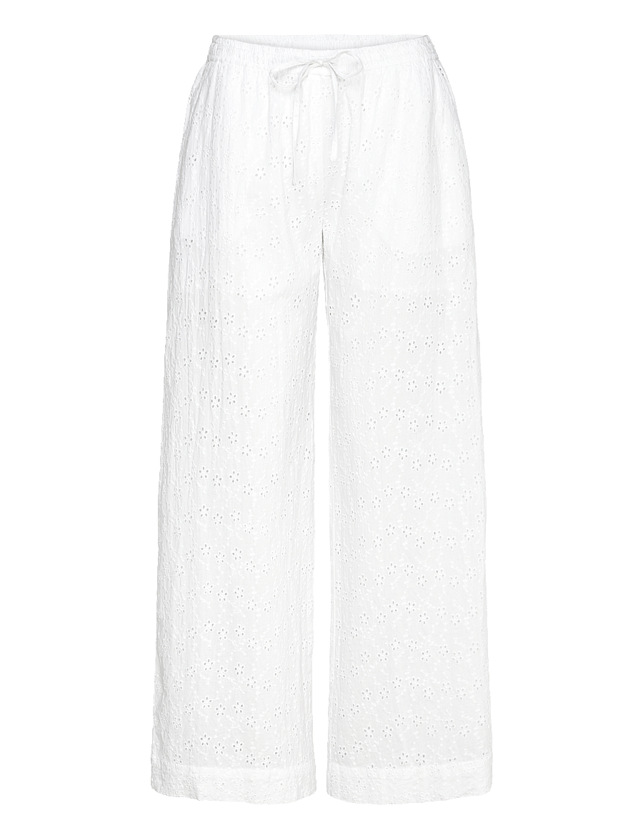 Noella - Samira Pants - bukser med brede ben - white - 1