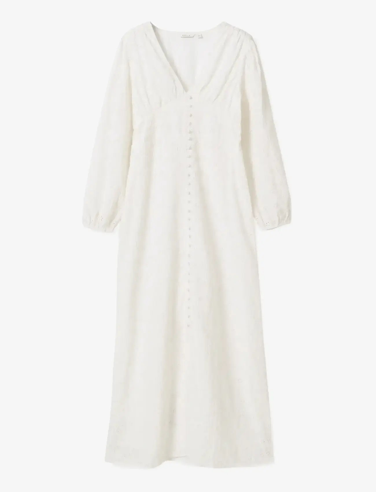 Noella - N-Lilith Maxi Dress - sommerkjoler - white - 0
