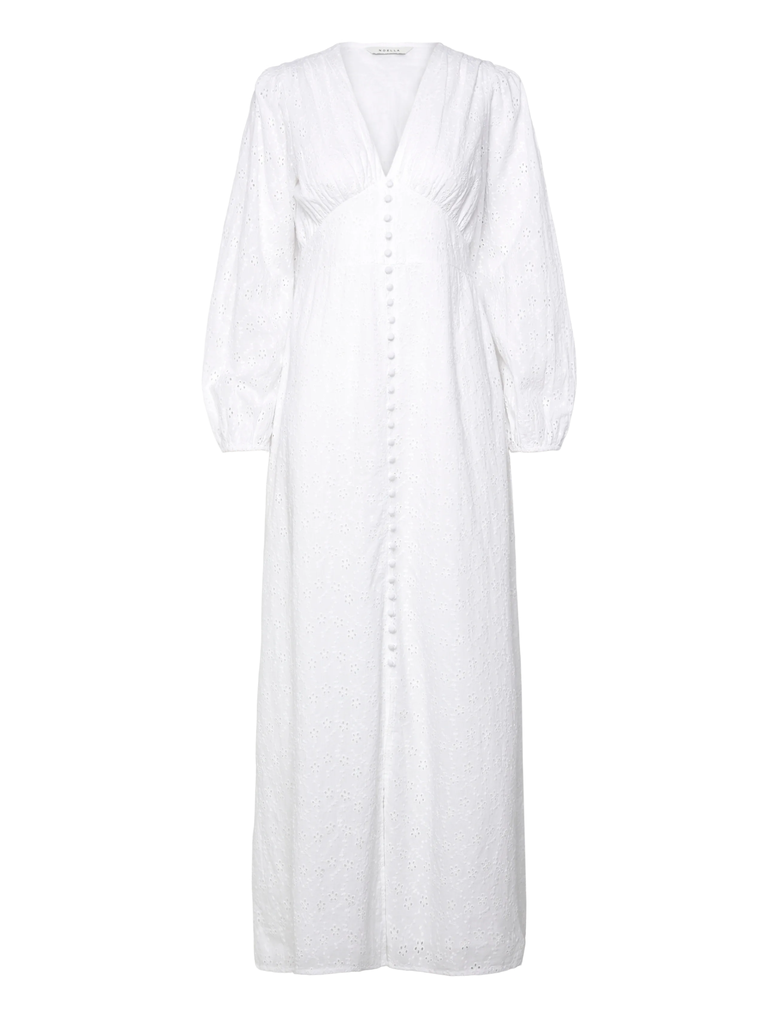 Noella N-Lilith Maxi Dress - Scandinavian fashion - WHITE / white