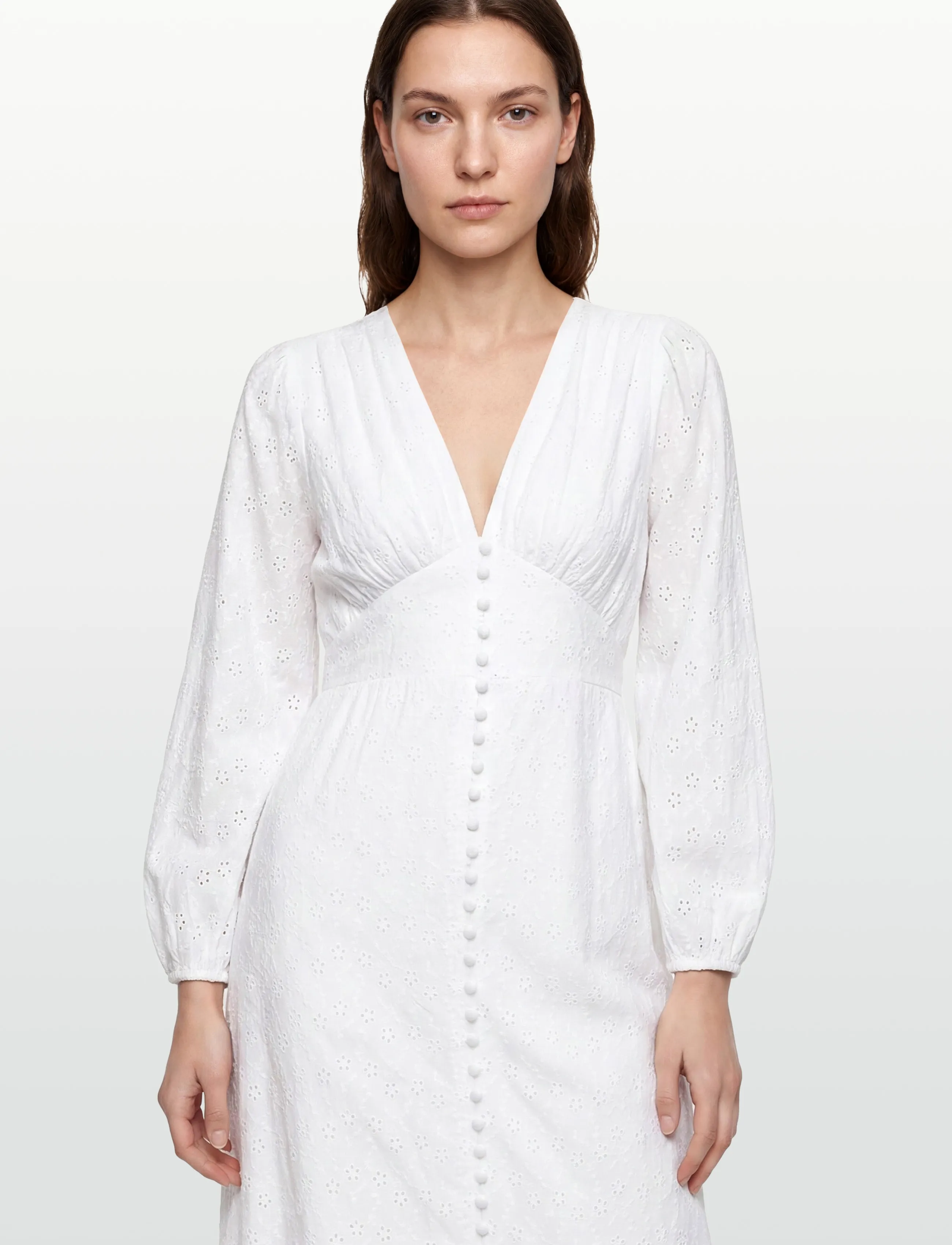 Noella - N-Lilith Maxi Dress - sommarklänningar - white - 3
