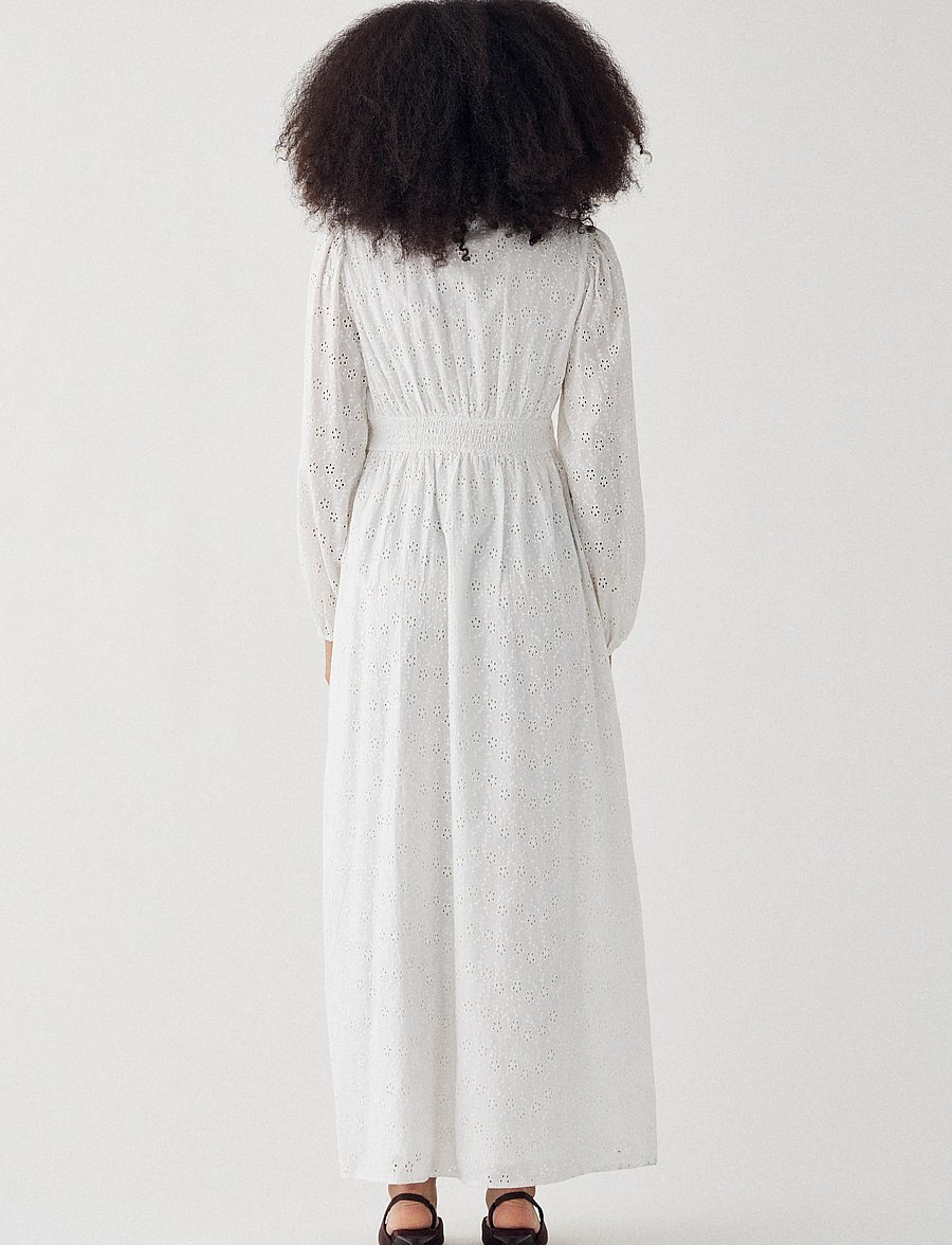 Noella - N-Lilith Maxi Dress - sommerkleider - white - 3
