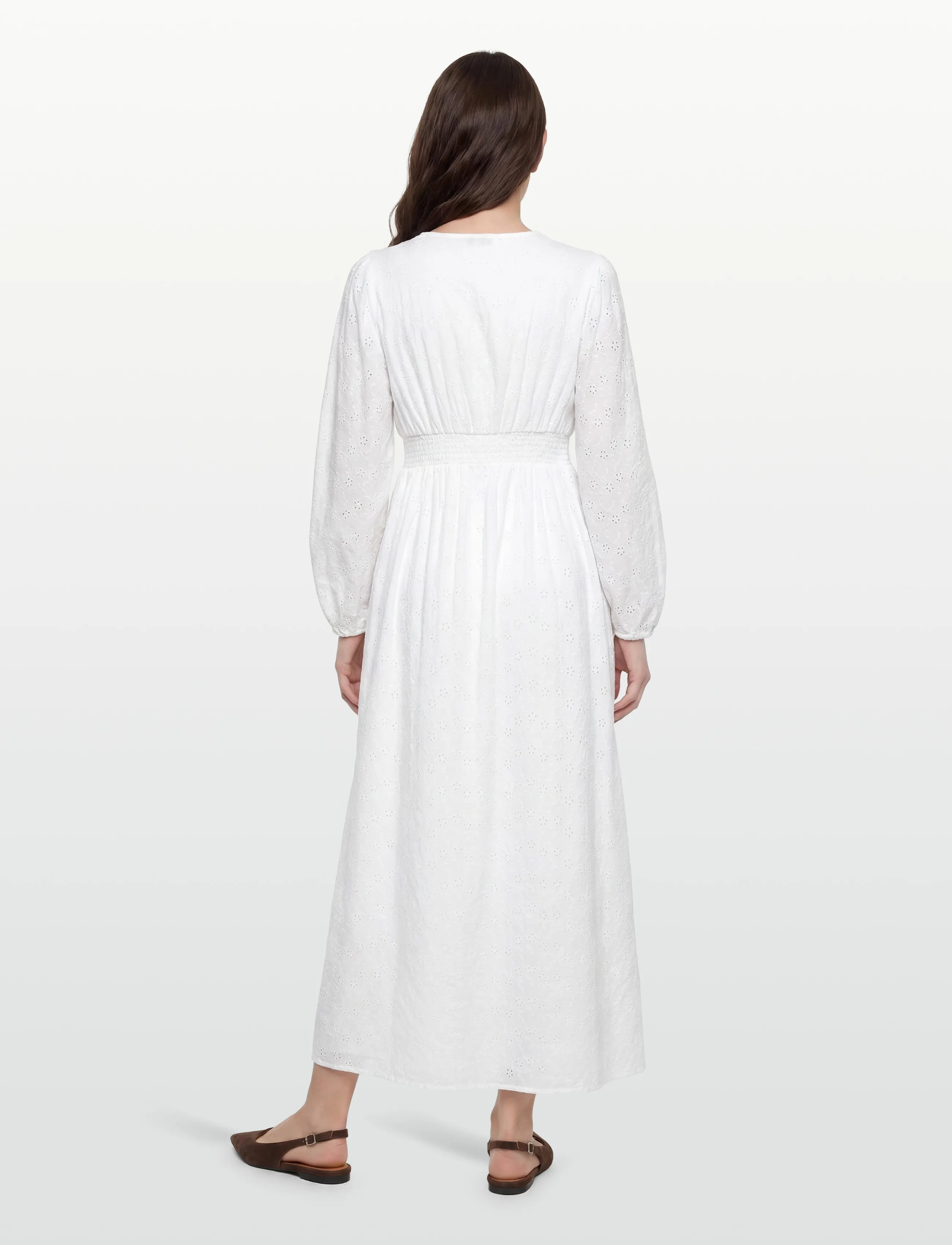 Noella - N-Lilith Maxi Dress - sommarklänningar - white - 4