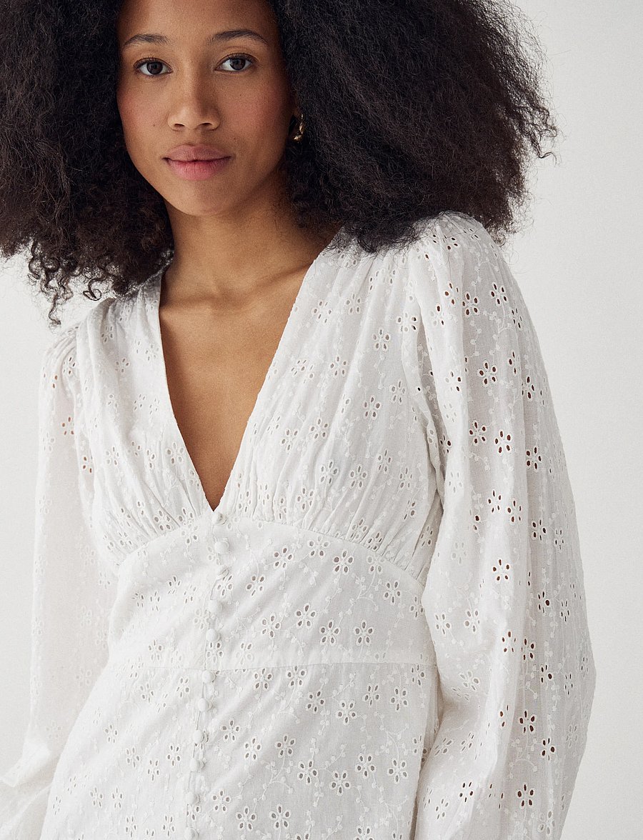 Noella - N-Lilith Maxi Dress - sommerkleider - white - 5